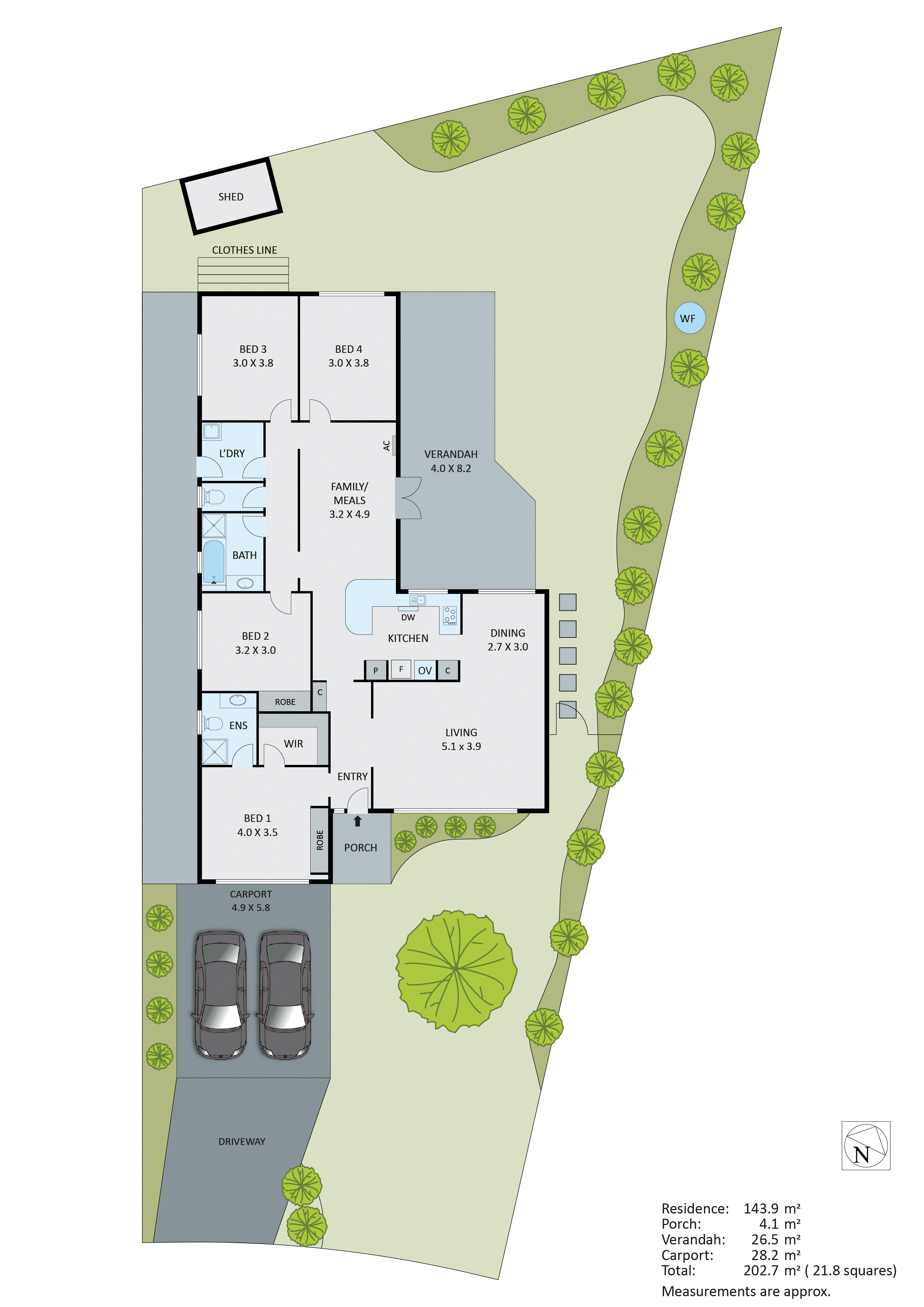 93 Kearney Drive, Aspendale Gardens VIC 3195 - Floorplan