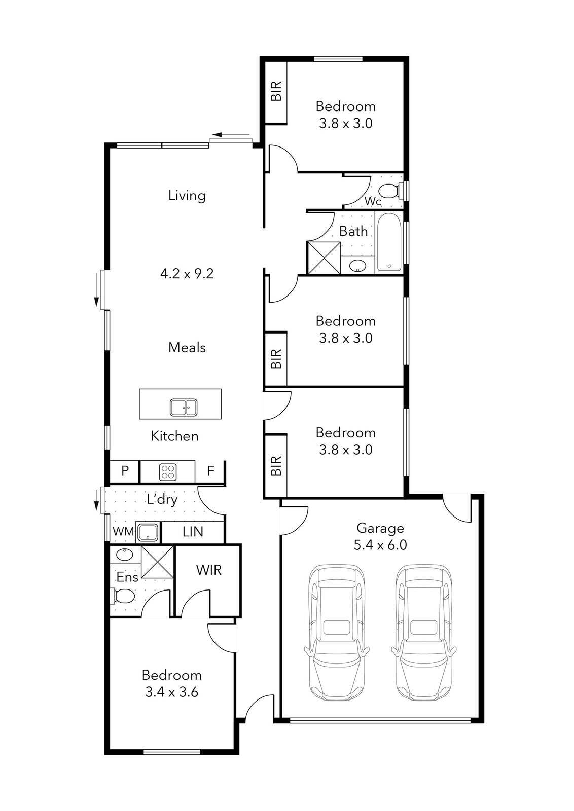 93 Kossuth Street, Sebastopol VIC 3356 - Floorplan