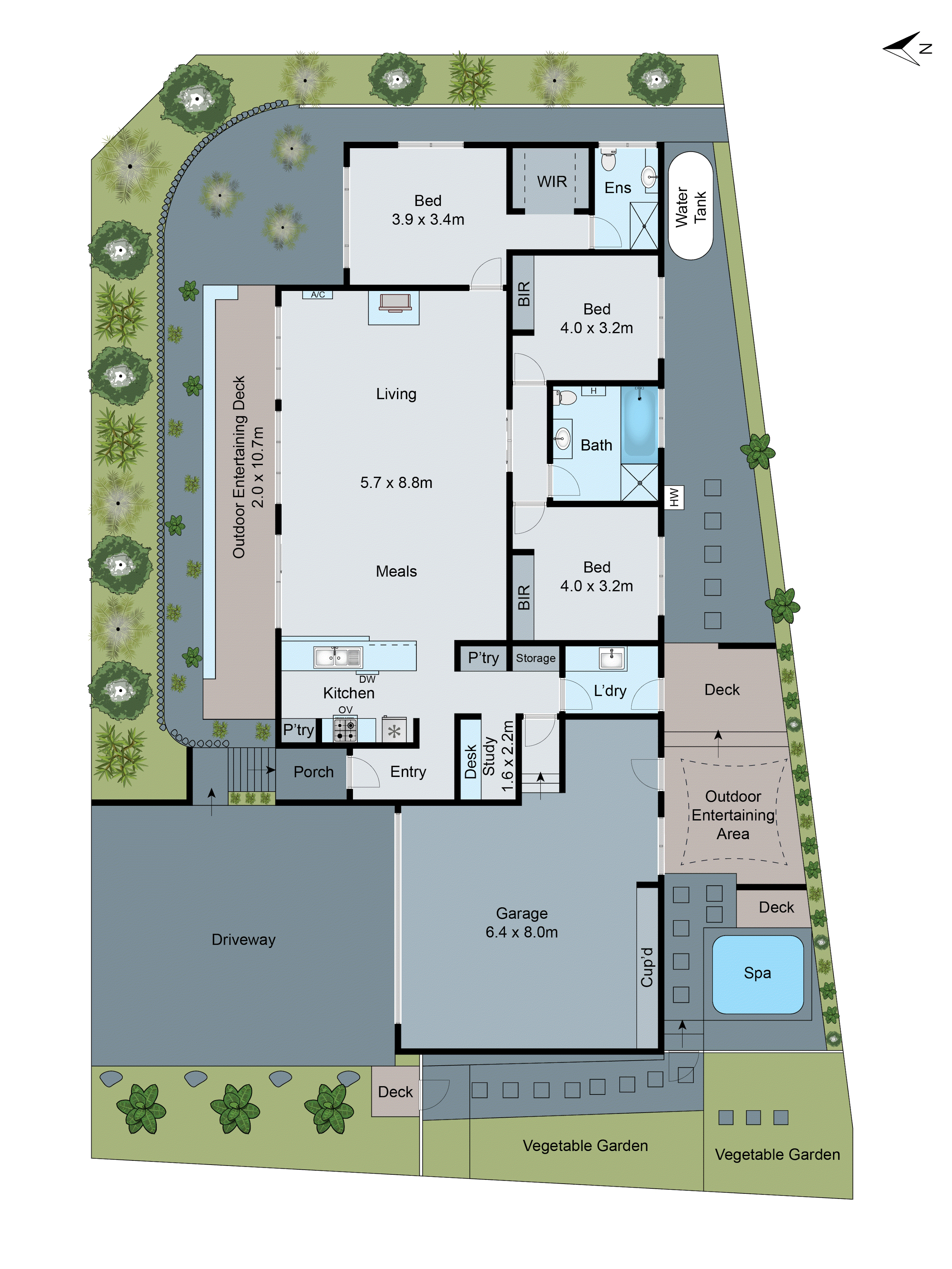 93 Leigh Road, Highton VIC 3216 - Floorplan