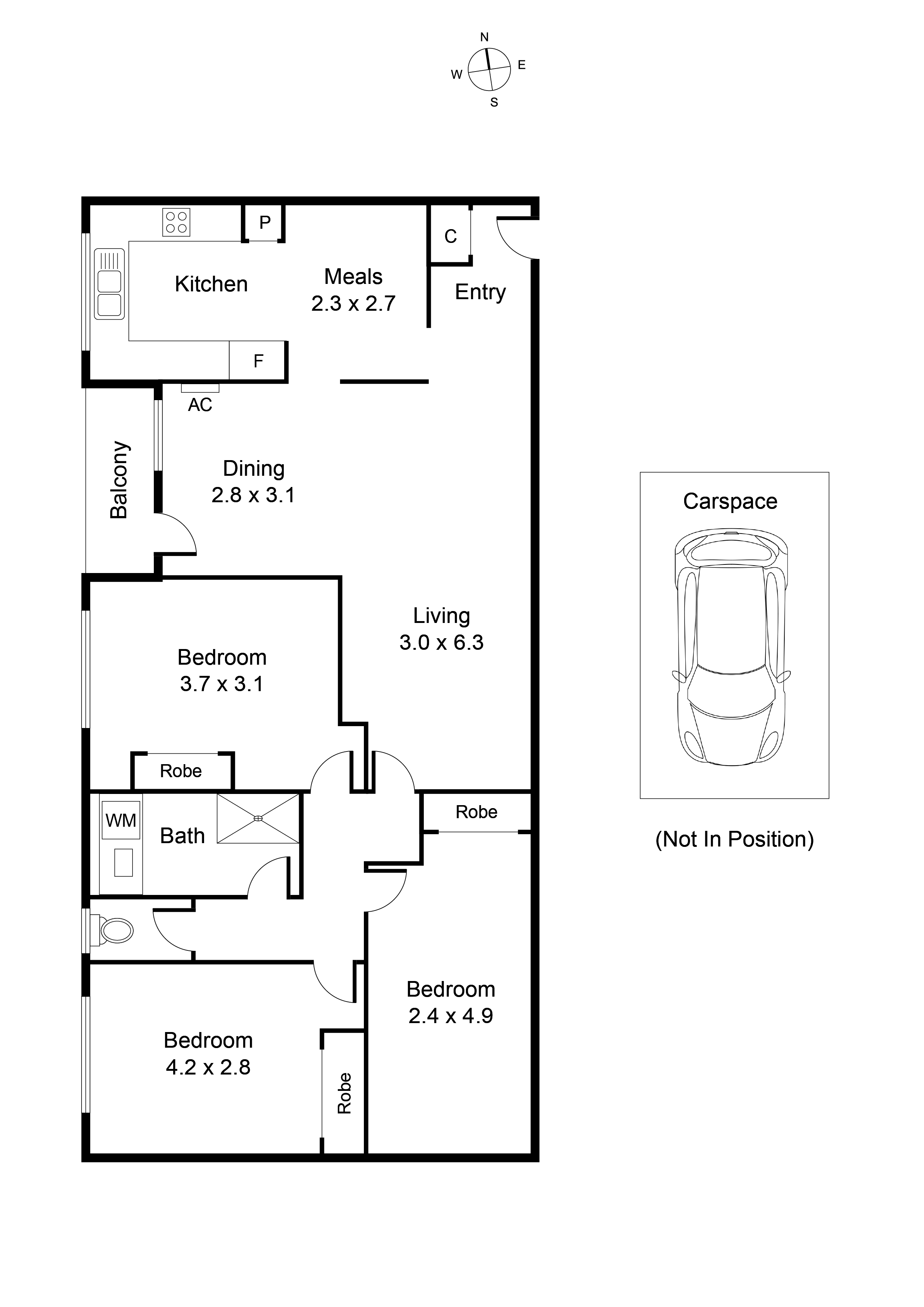 9/305 Grange Road, Ormond VIC 3204 - Floorplan