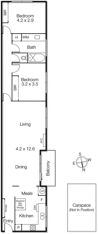 9/316 Dandenong Road, St Kilda East VIC 3183 - Floorplan