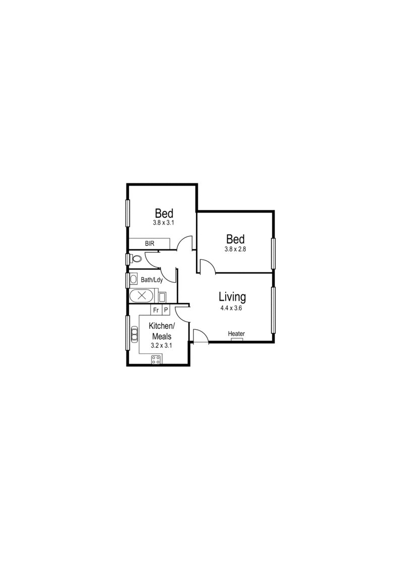 9/34 Hyde Street, SEDDON VIC 3011 - Floorplan