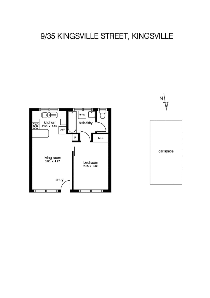 9/35 Kingsville Street, KINGSVILLE VIC 3012 - Floorplan