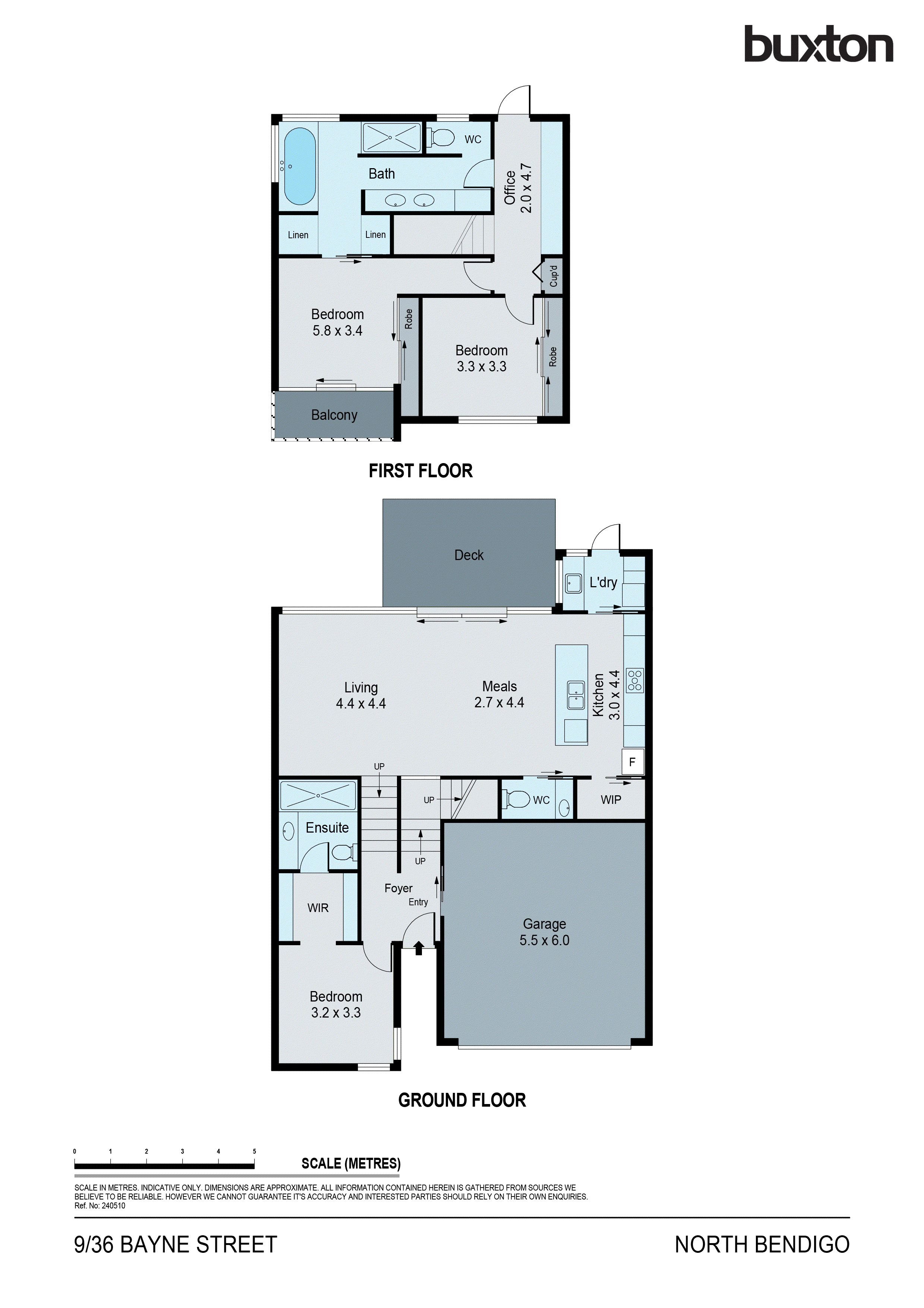 9/36 Bayne Street, North Bendigo VIC 3550 - Floorplan