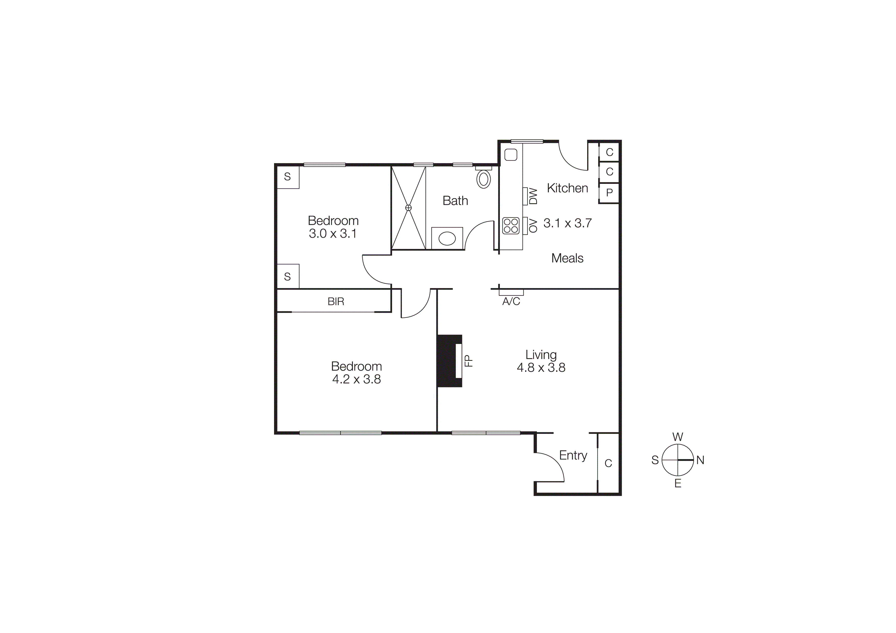 9/362 Carlisle Street, Balaclava VIC 3183 - Floorplan