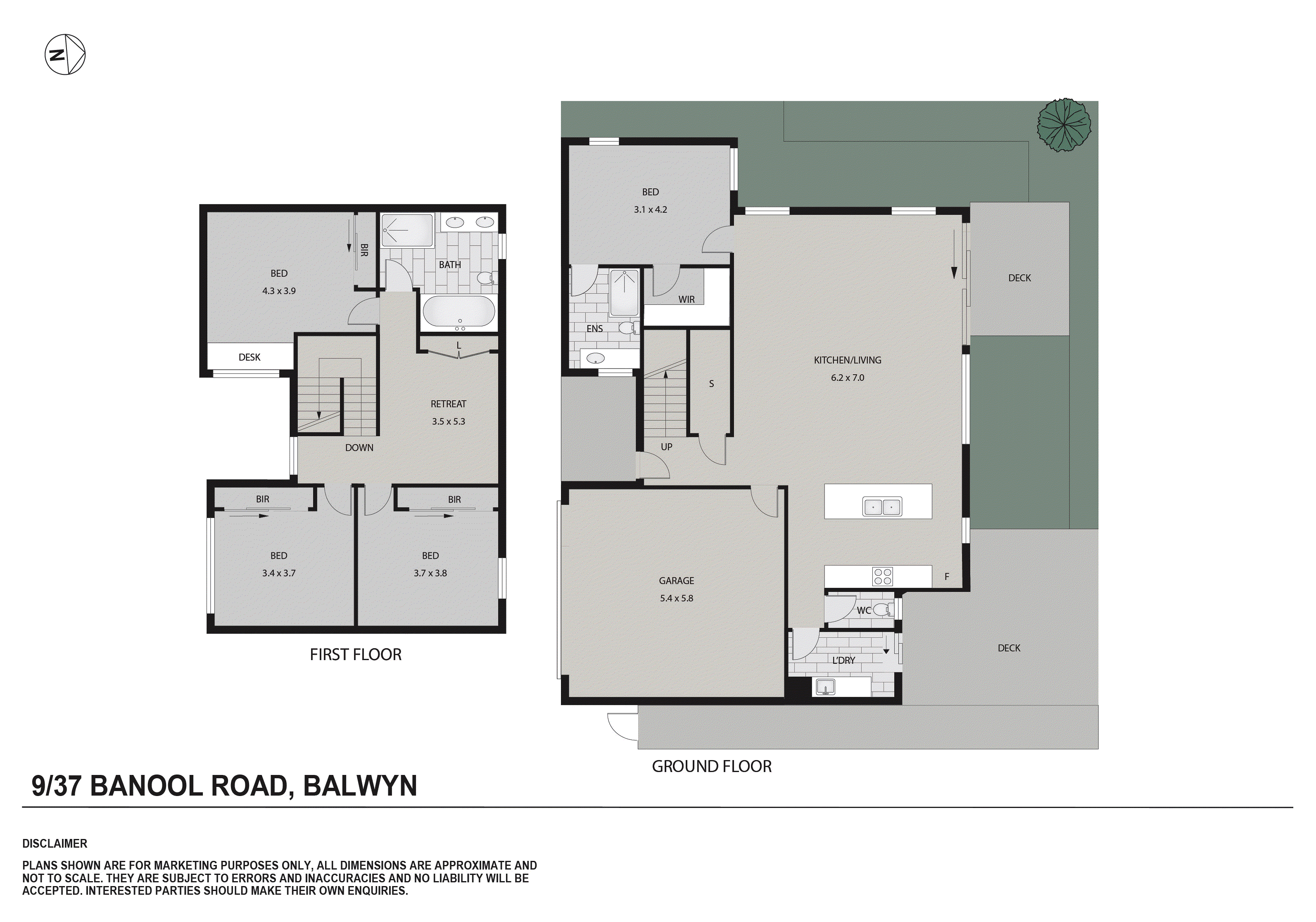 9/37 Banool Road, Balwyn VIC 3103 - Floorplan