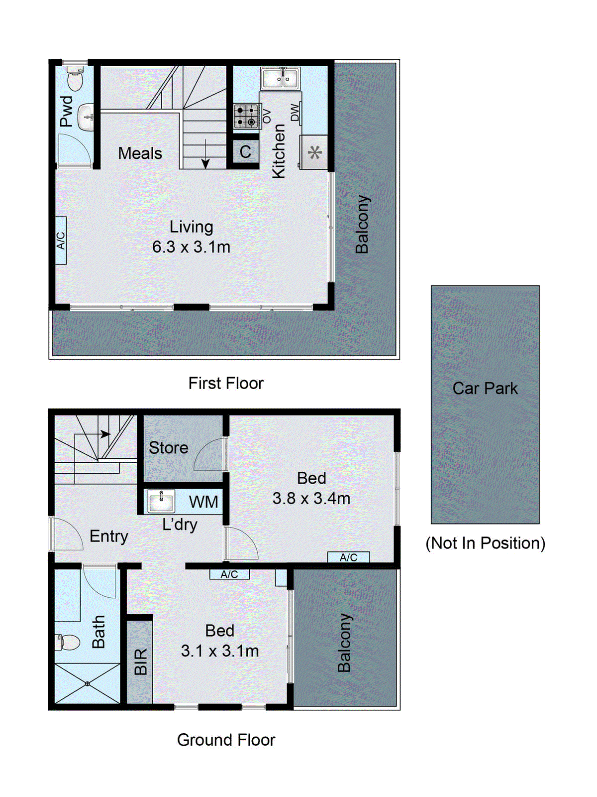 9/39 Ferntree Gully Road, Oakleigh VIC 3166 - Floorplan