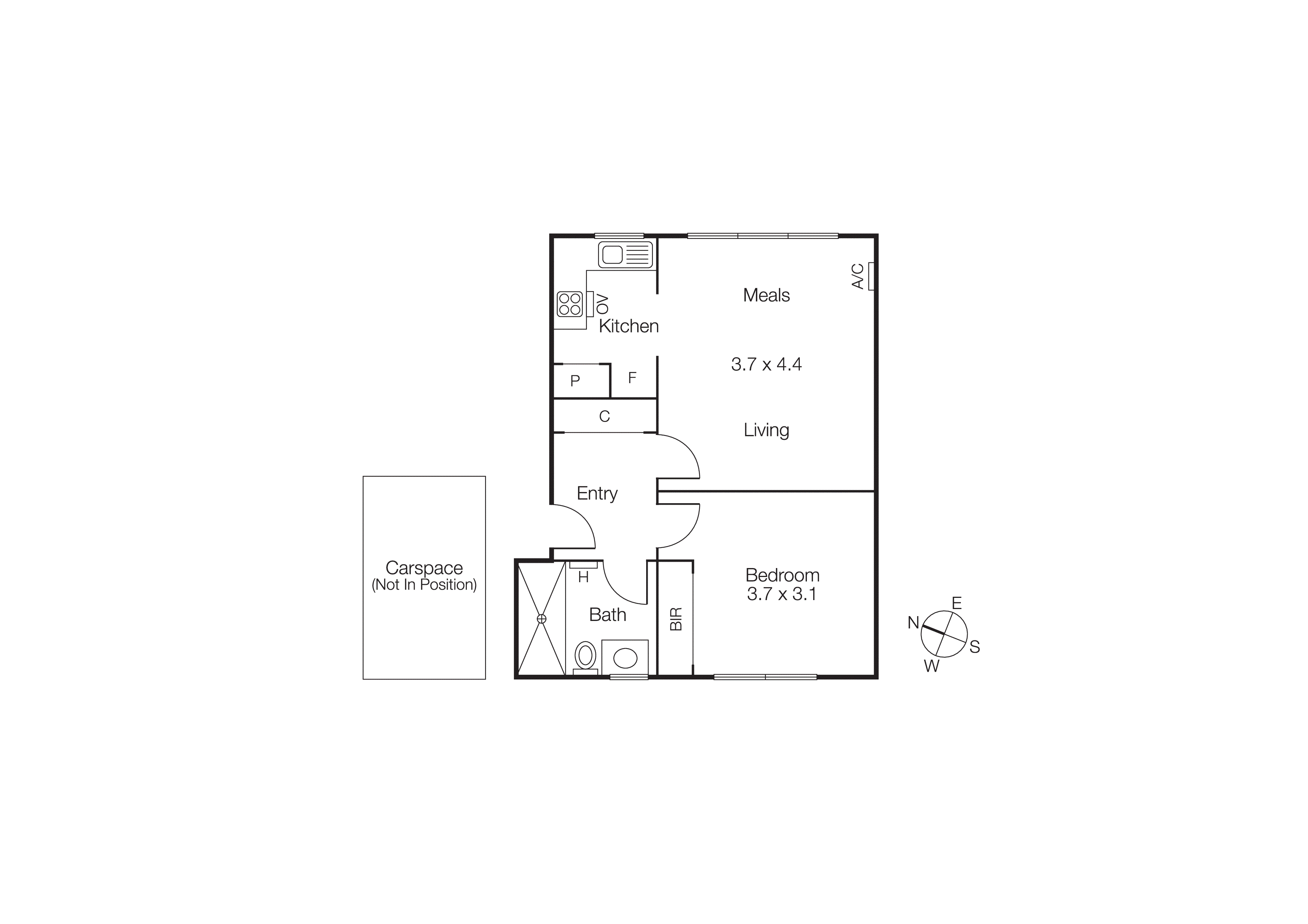 9/4 Dickens Street, Elwood VIC 3184 - Floorplan