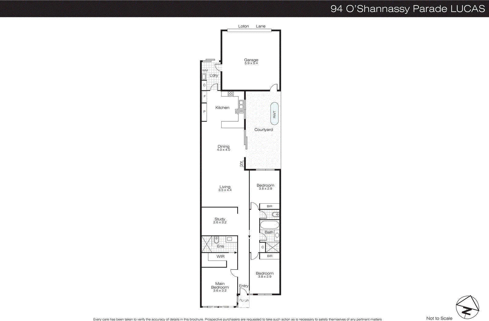 94 O'Shannassy Parade, Lucas VIC 3350 - Floorplan