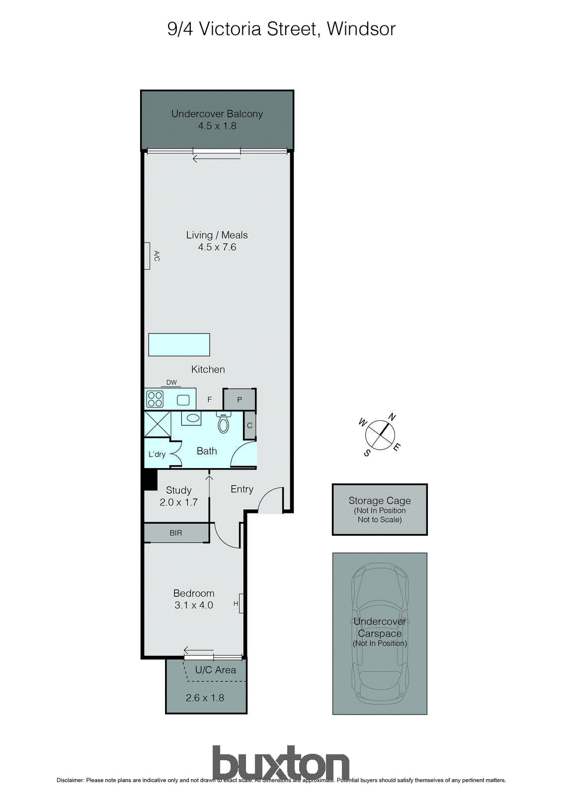 9/4 Victoria Street, Prahran VIC 3181 - Floorplan
