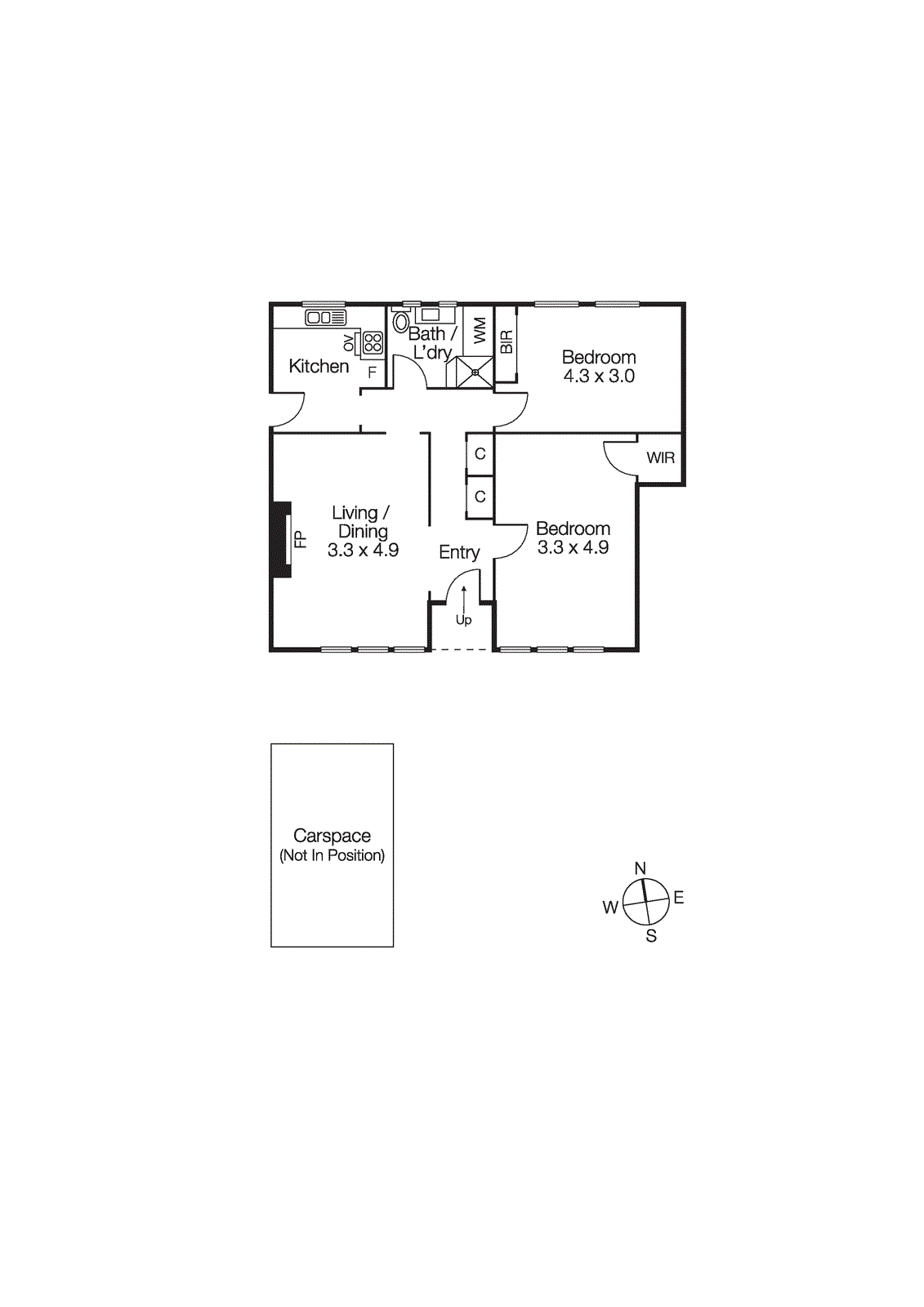 9/46 Greeves Street, St Kilda VIC 3182 - Floorplan