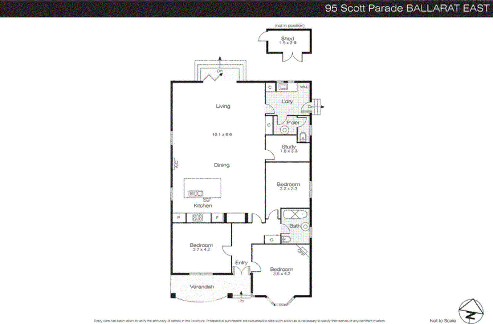 95 Scott Parade, Ballarat East VIC 3350 - Floorplan
