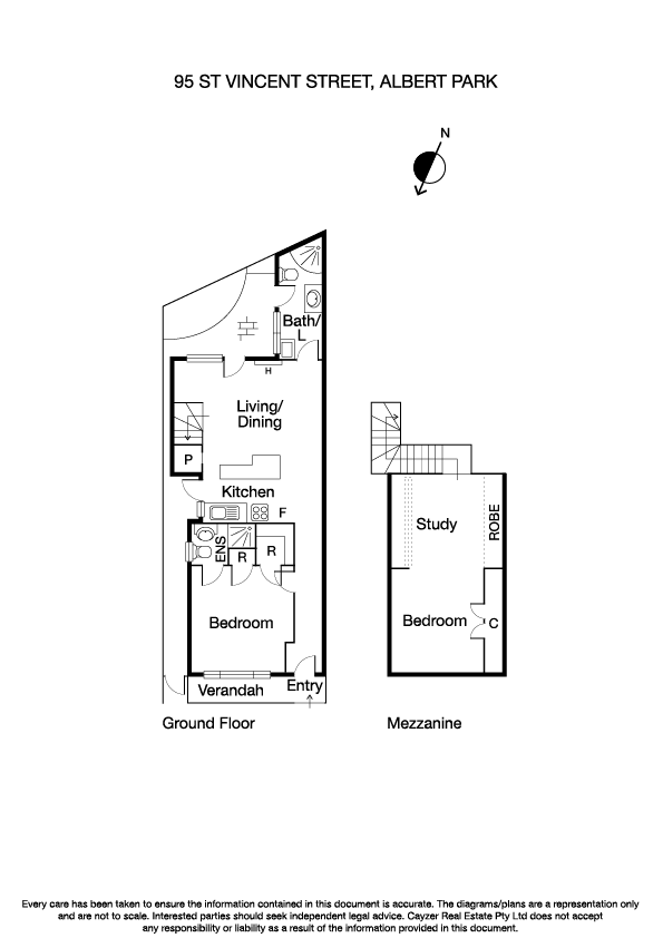 95 St Vincent Street, ALBERT PARK VIC 3206 - Floorplan