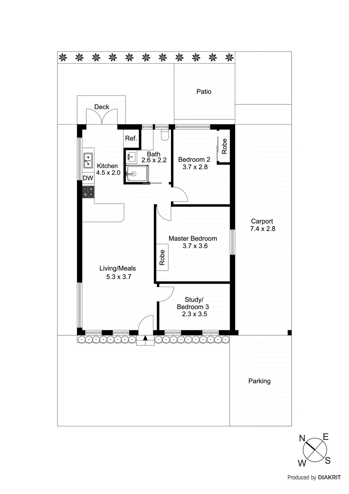 95 Whatley Street, Carrum VIC 3197 - Floorplan