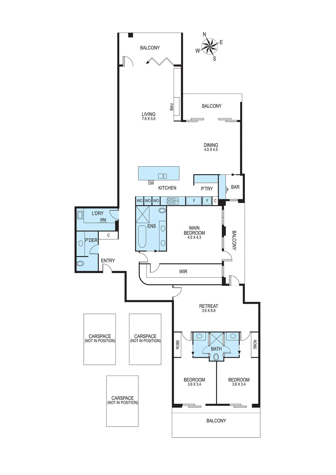 9/52 Davis Avenue, South Yarra - Floorplan 1