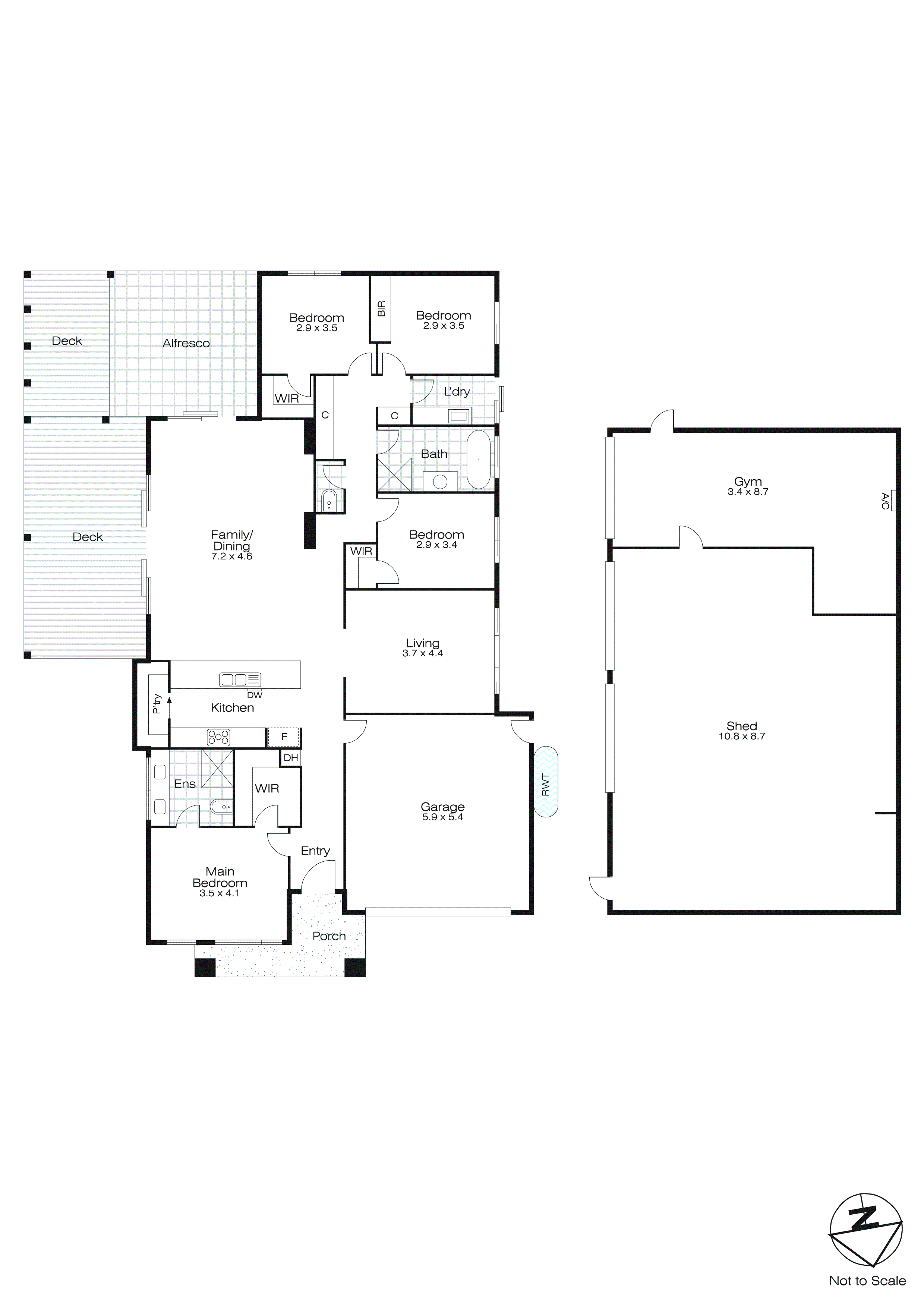 9523A Western Highway, Warrenheip VIC 3352 - Floorplan