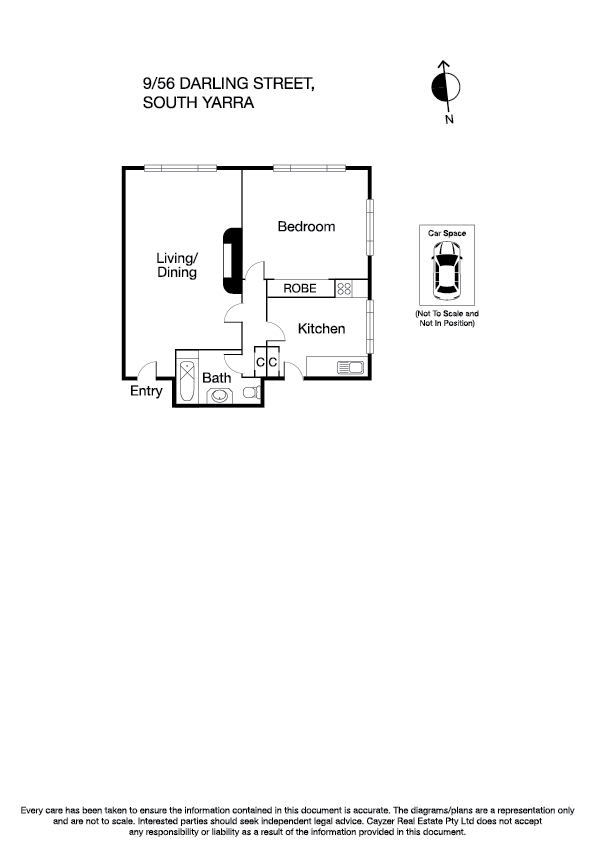 9/56 Darling Street, SOUTH YARRA VIC 3141 - Floorplan