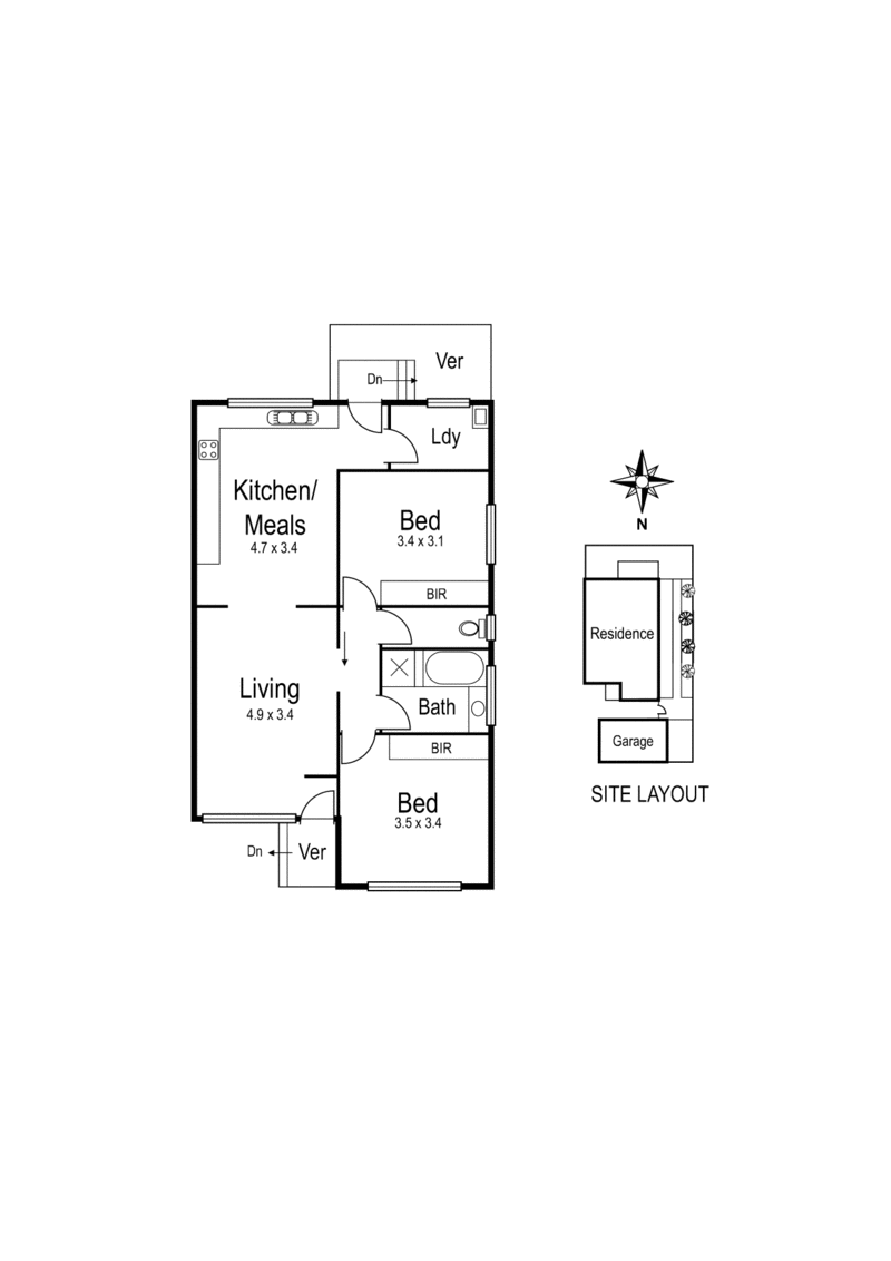 9/56 Edgar Street, KINGSVILLE VIC 3012 - Floorplan