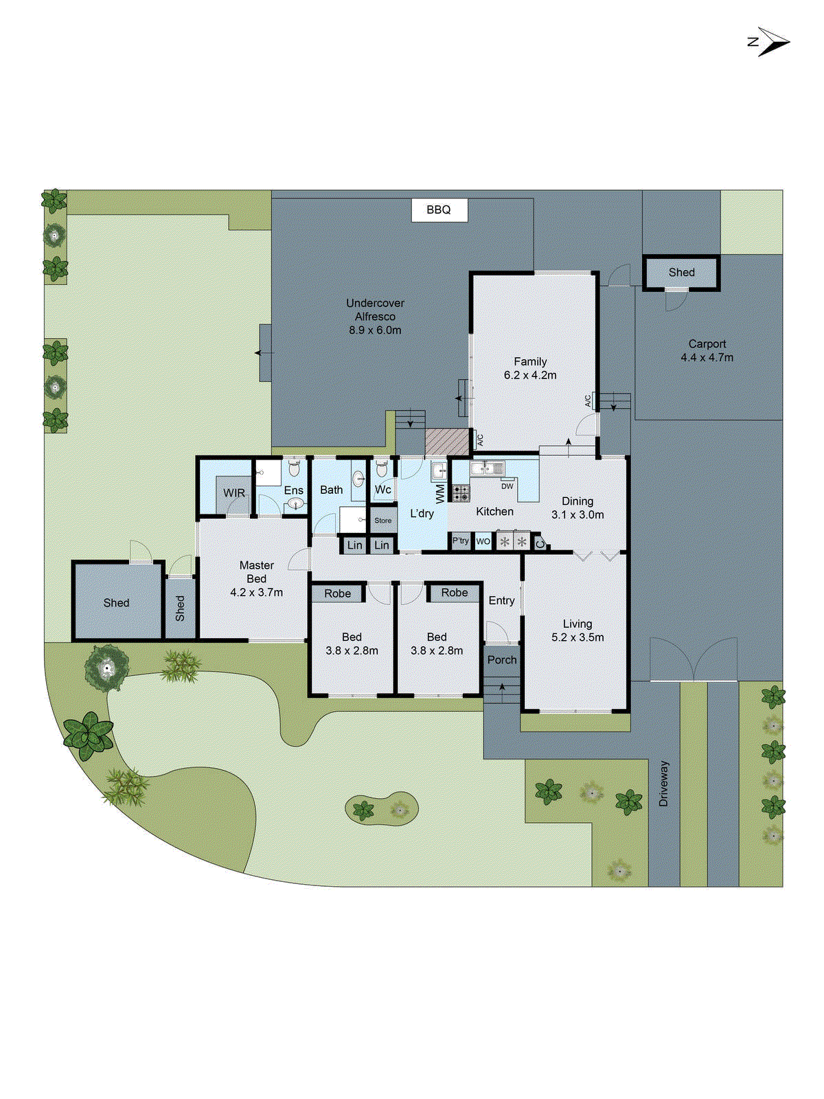 96 Burdoo Drive, Grovedale VIC 3216 - Floorplan