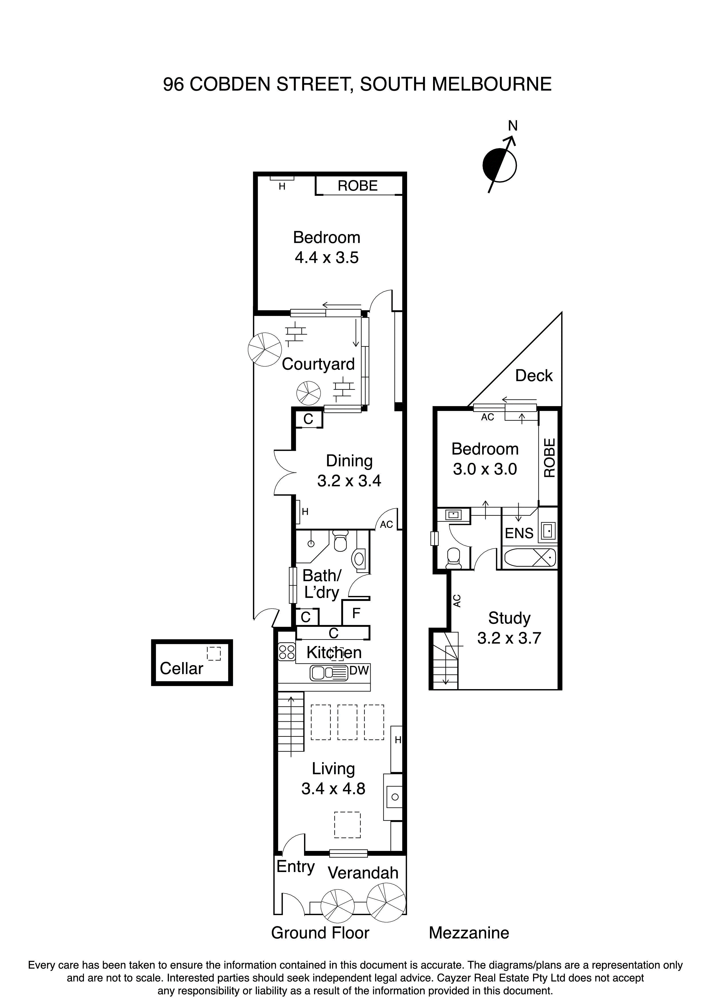 96 Cobden Street, SOUTH MELBOURNE VIC 3205 - Floorplan