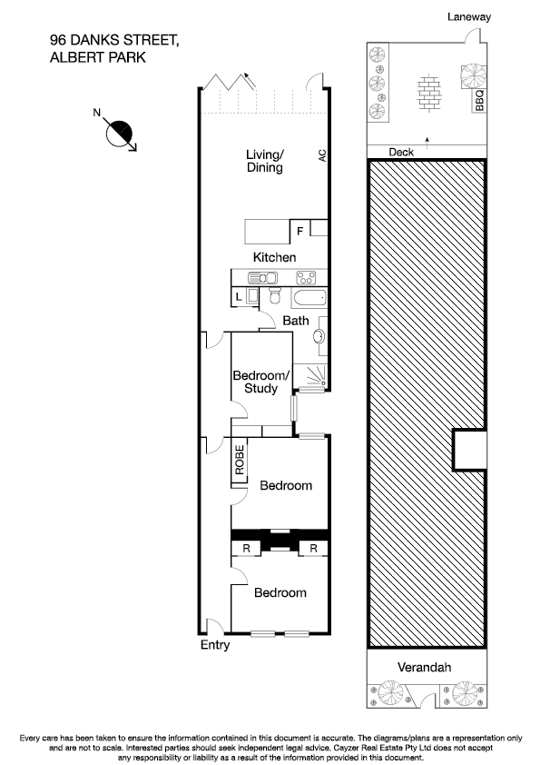 96 Danks Street, ALBERT PARK VIC 3206 - Floorplan
