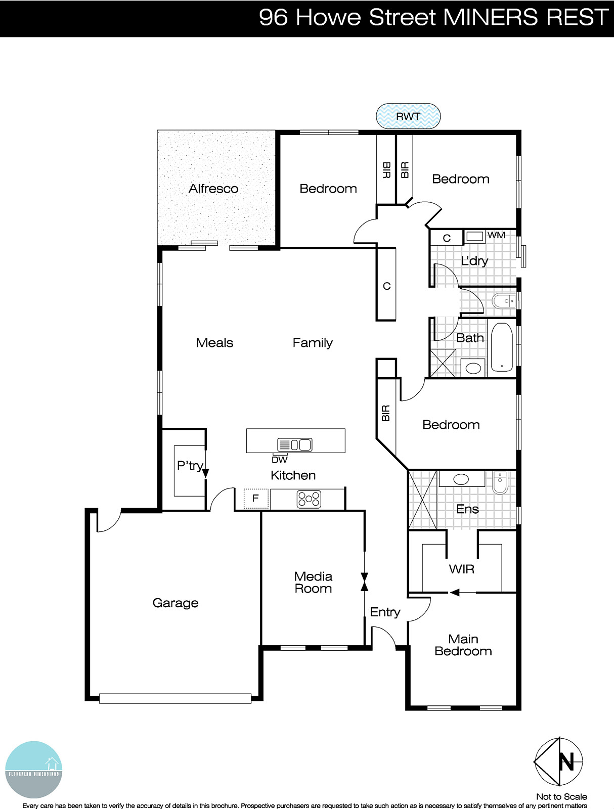 96 Howe Street, Miners Rest VIC 3352 - Floorplan