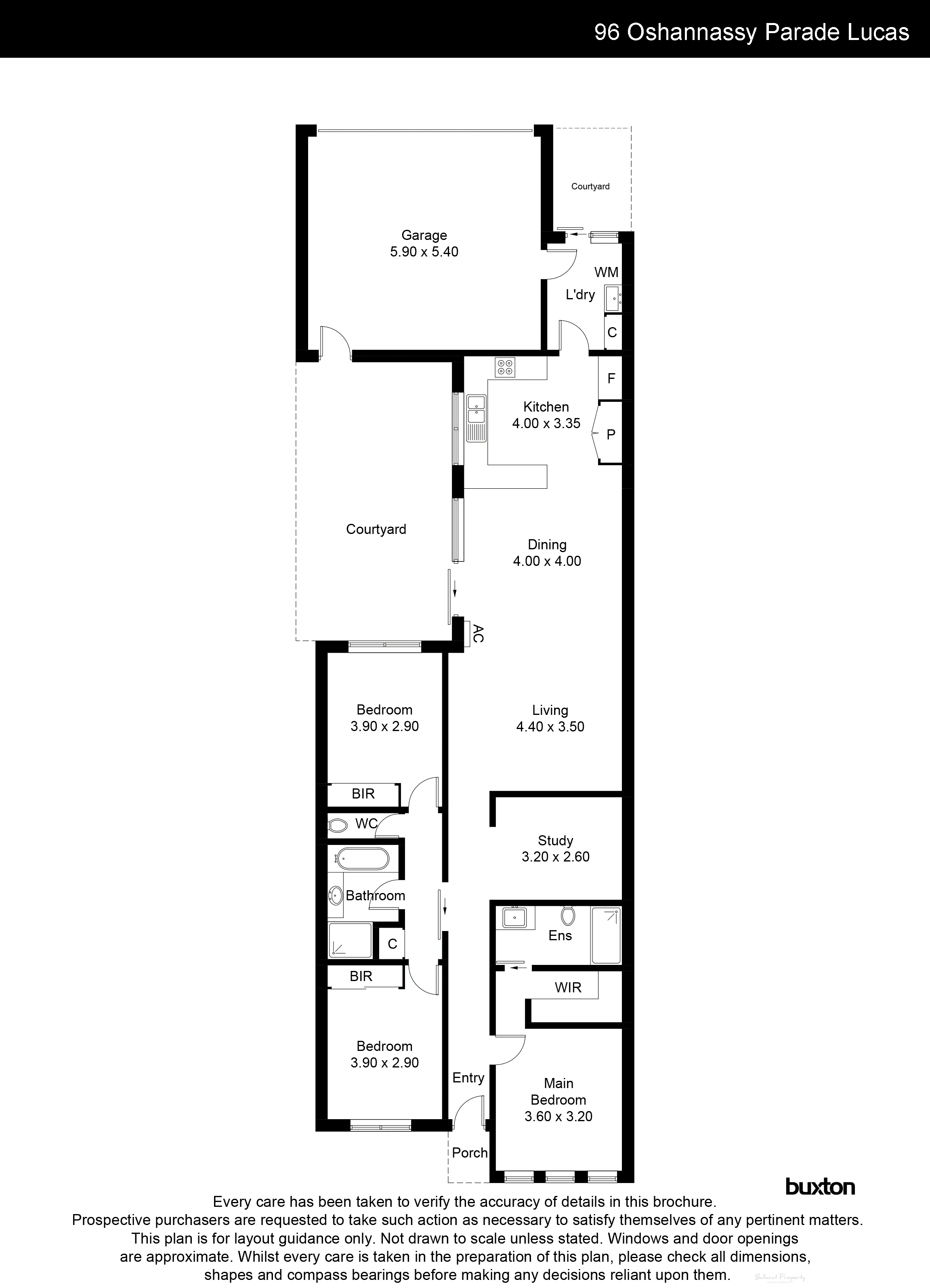 96 O'Shannassy Parade, Lucas VIC 3350 - Floorplan