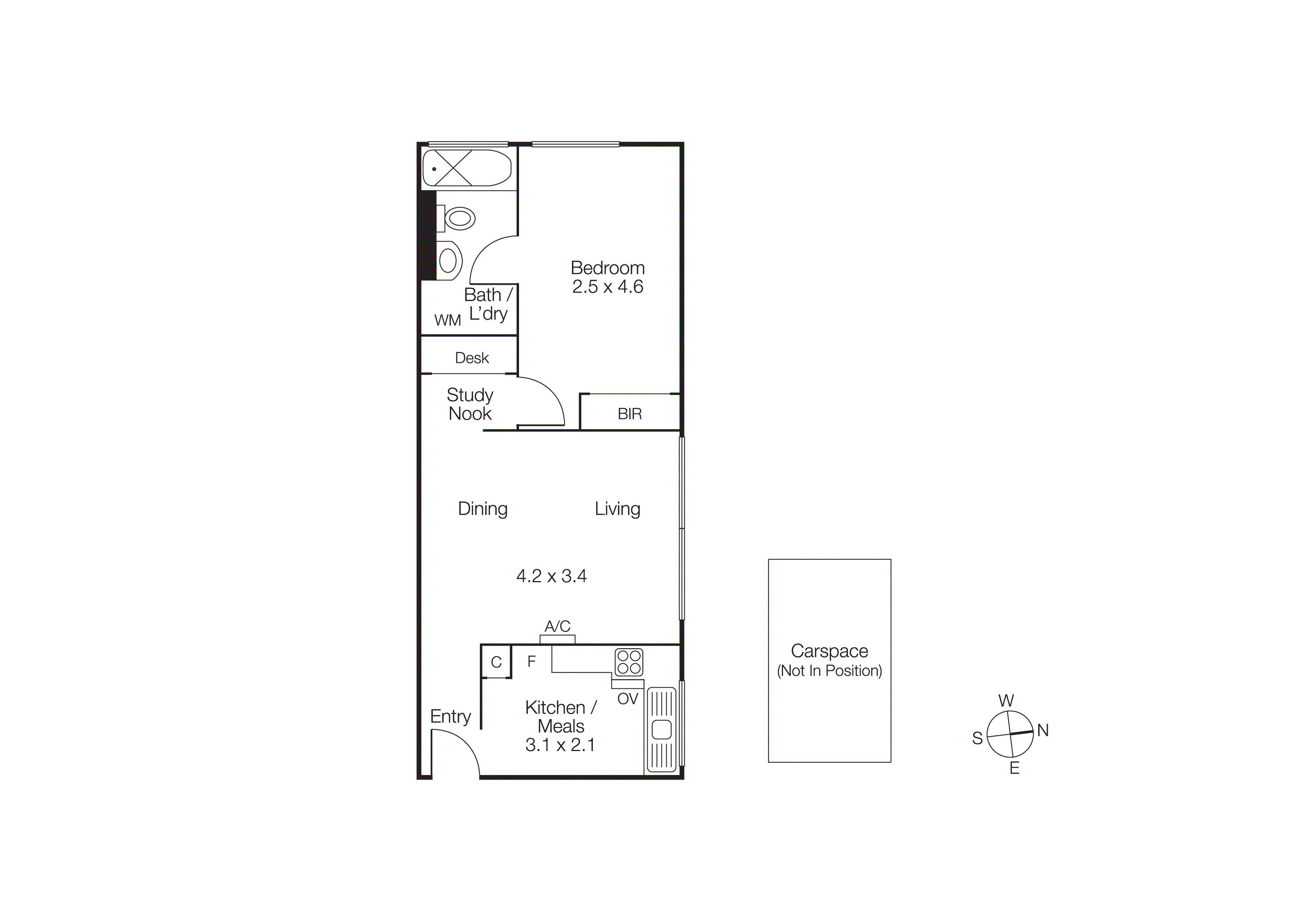 9/63 Pakington Street, St Kilda VIC 3182 - Floorplan