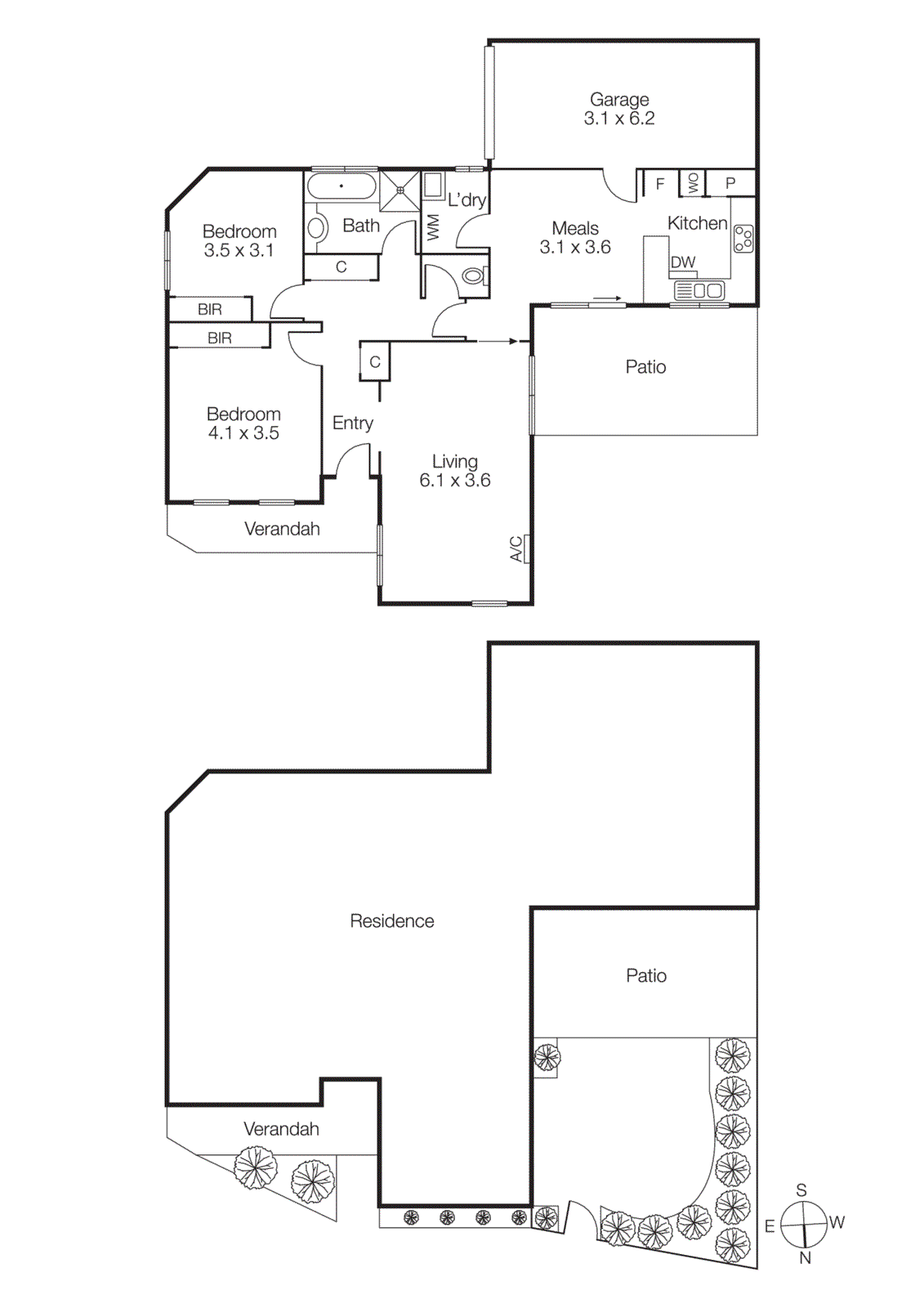 9/68 Fewster Road, Hampton VIC 3188 - Floorplan