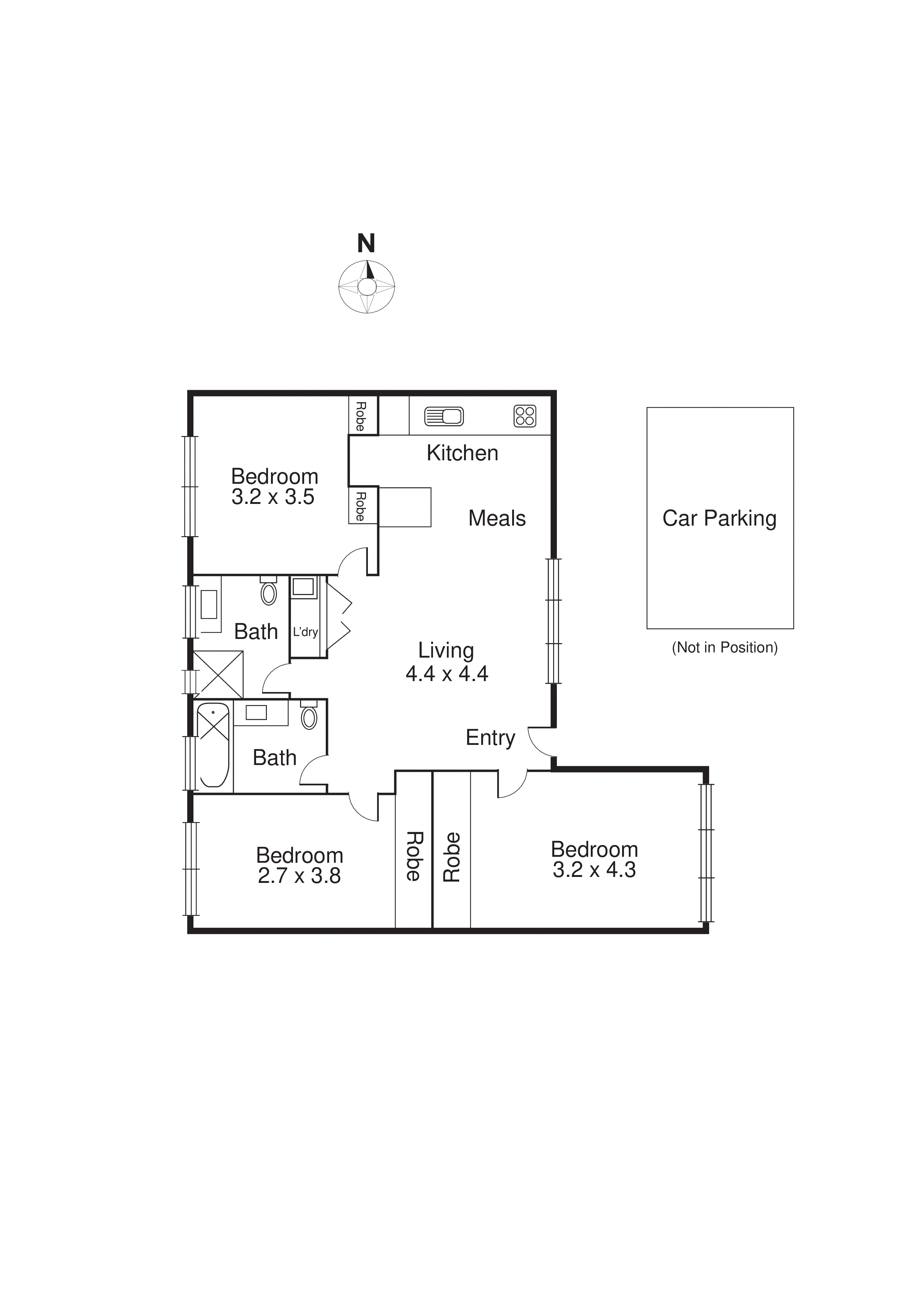 9/7 Derry Street, Bentleigh East VIC 3165 - Floorplan