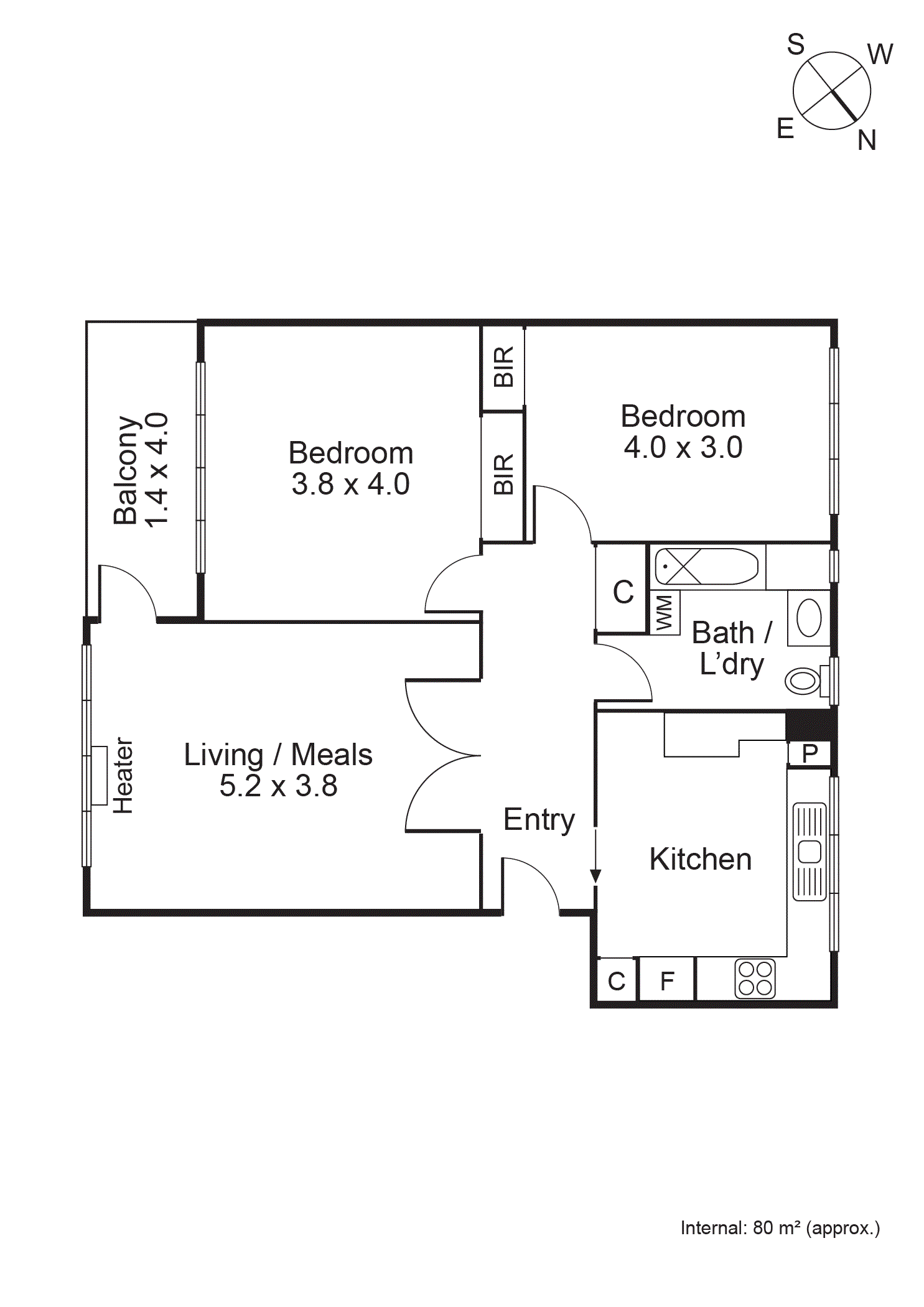 9/7 The Avenue, Windsor VIC 3181 - Floorplan