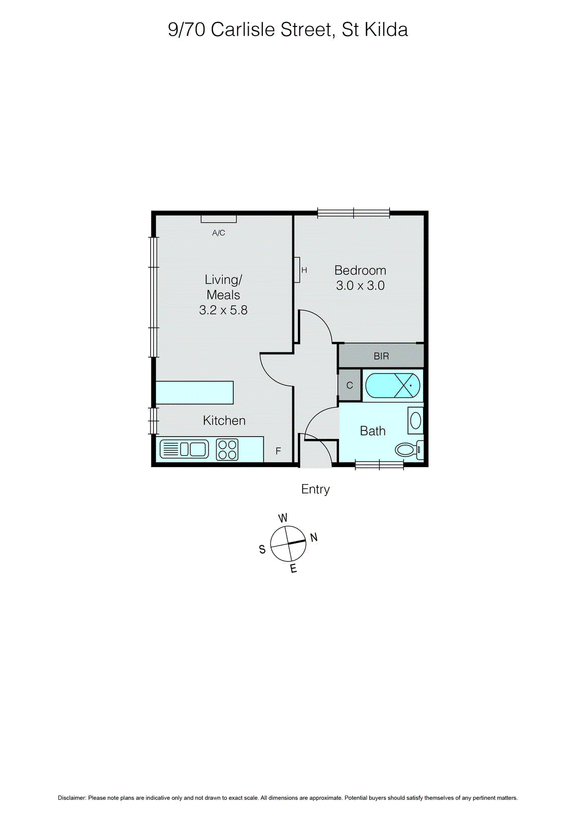 9/70 Carlisle Street, St Kilda VIC 3182 - Floorplan
