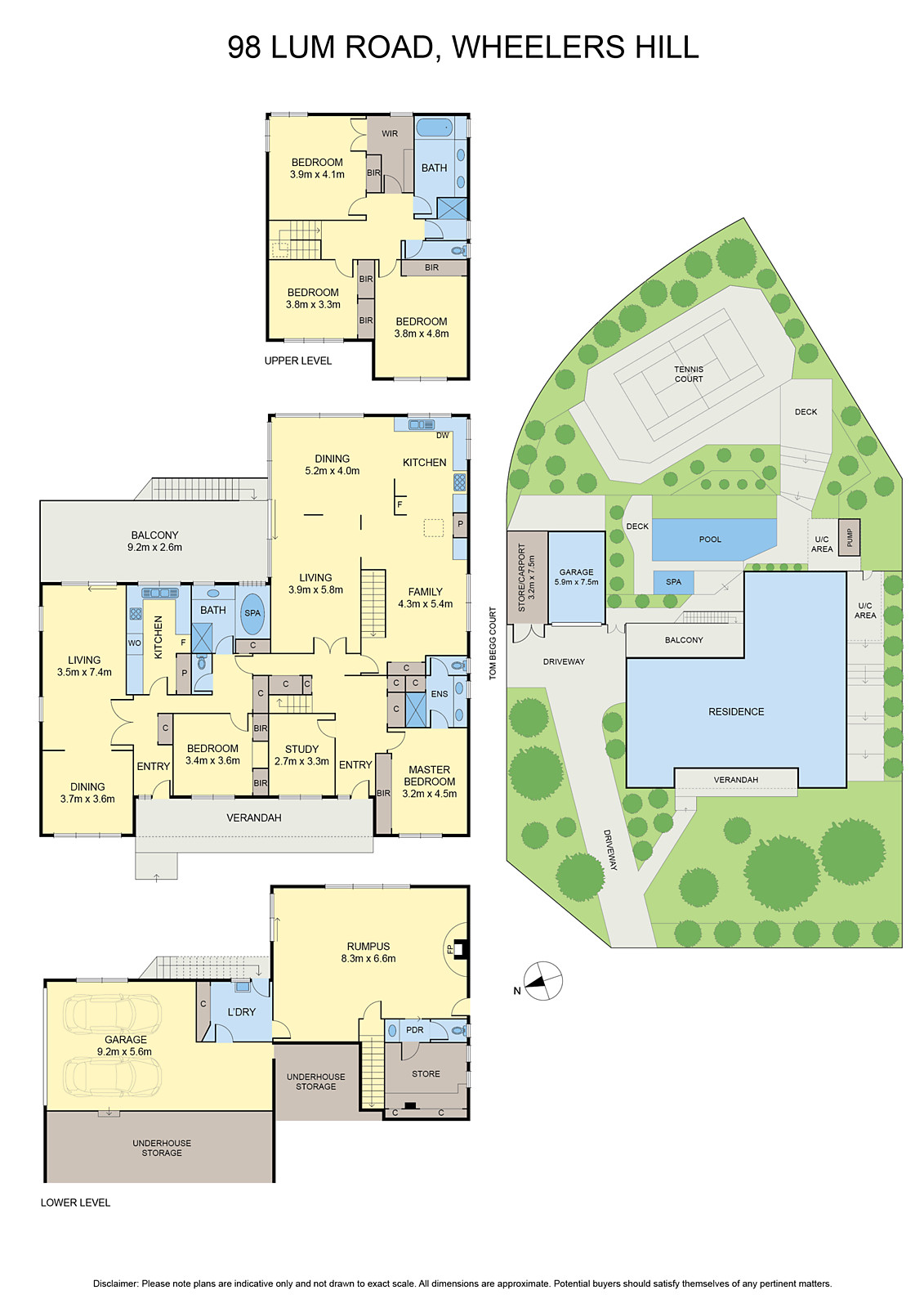 98 Lum Road, Wheelers Hill VIC 3150 - Floorplan