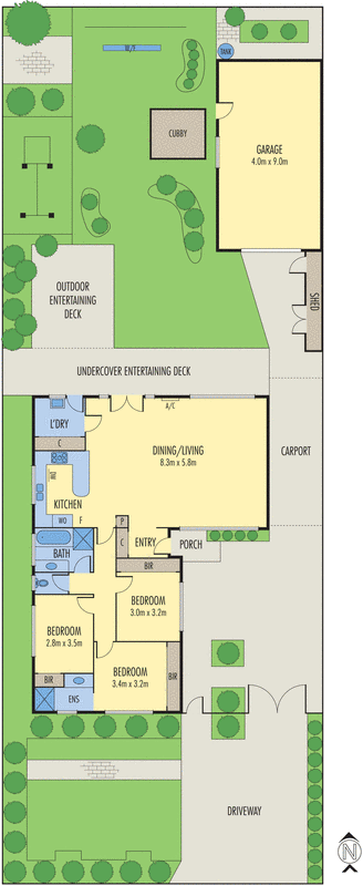 98 Ruhamah Avenue, Bell Post Hill VIC 3215 - Floorplan