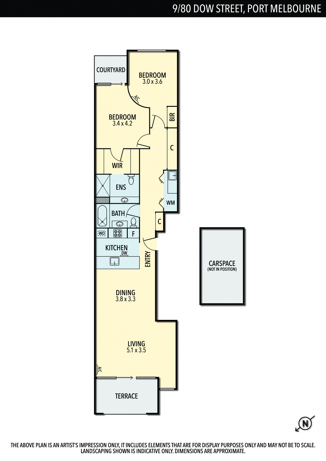9/80 Dow Street, Port Melbourne VIC 3207 - Floorplan