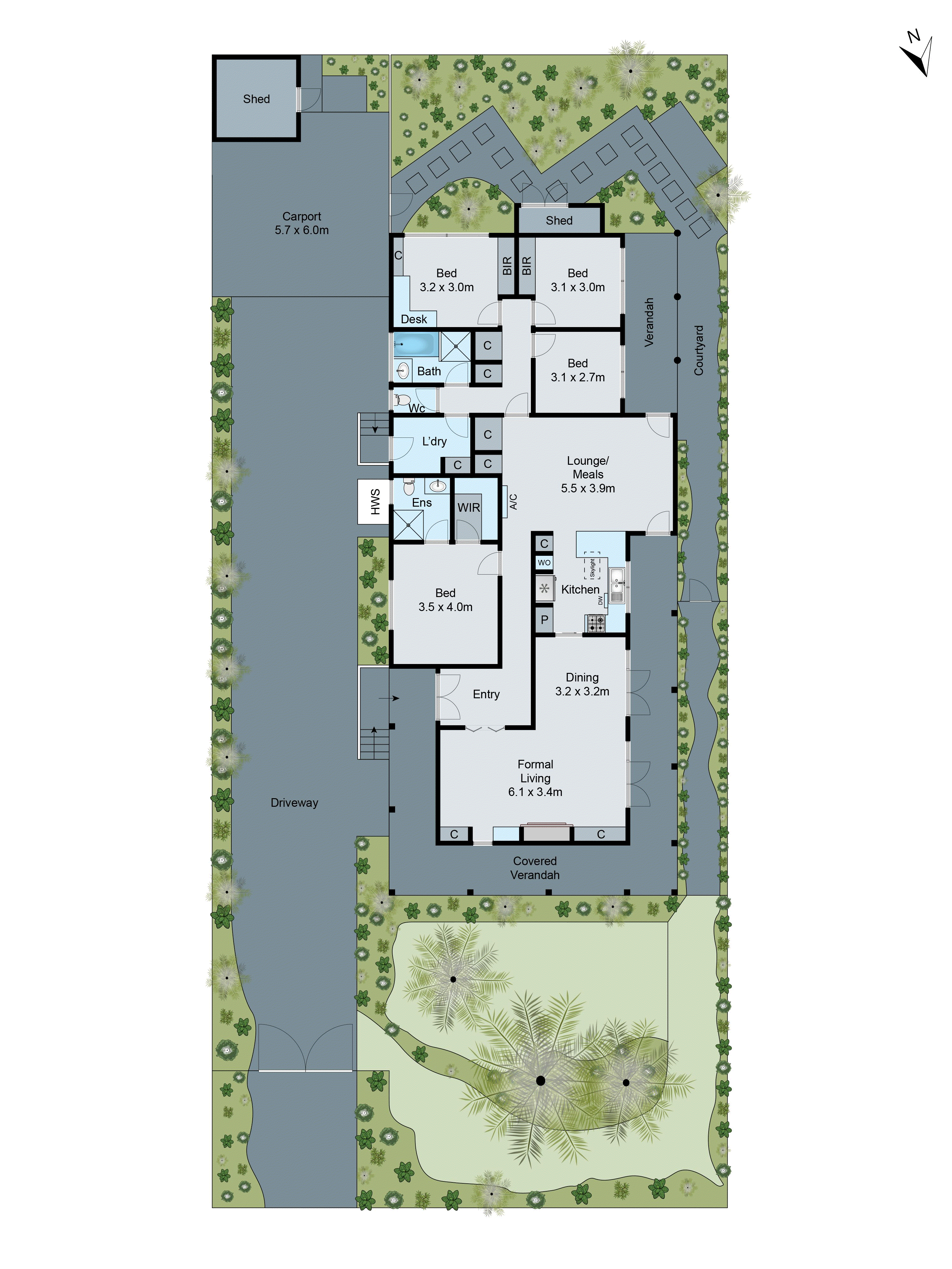 986 Waverley Road, Wheelers Hill VIC 3150 - Floorplan
