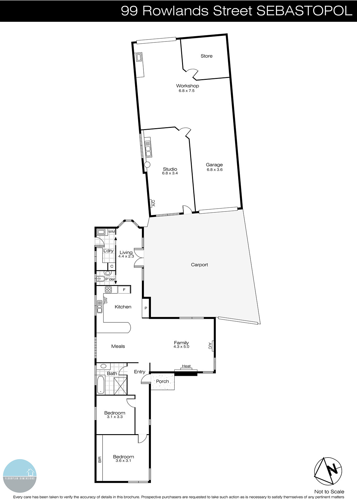 99 Rowlands Street, Sebastopol VIC 3356 - Floorplan