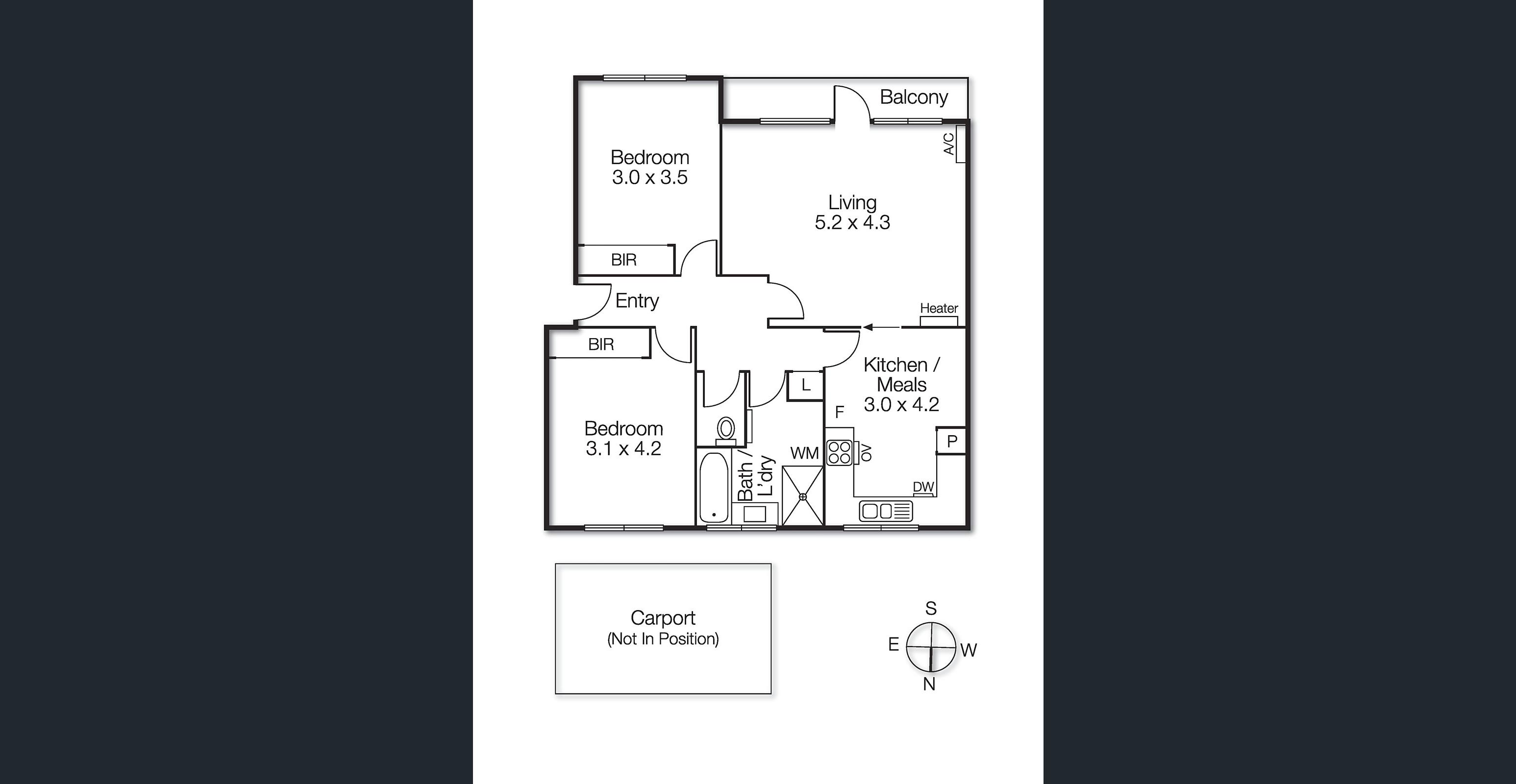 9/91 Beach Road, SANDRINGHAM VIC 3191 - Floorplan