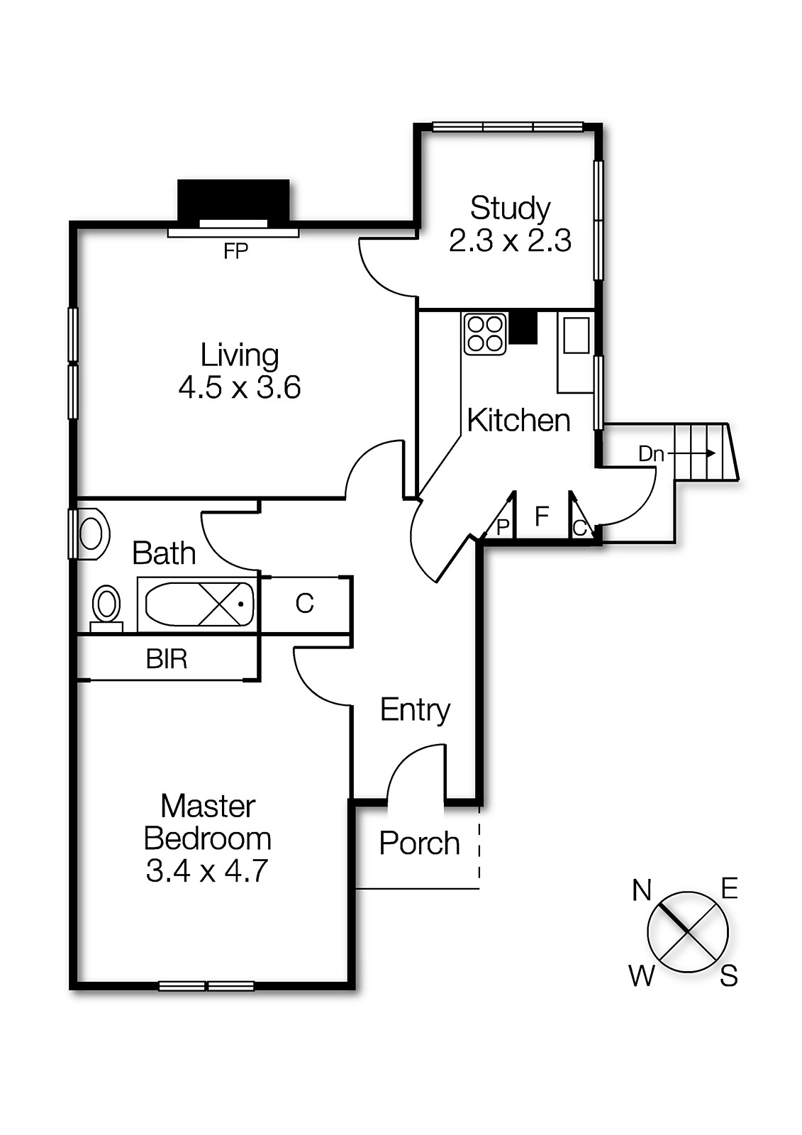 9/98 Grey Street, St Kilda VIC 3182 - Floorplan