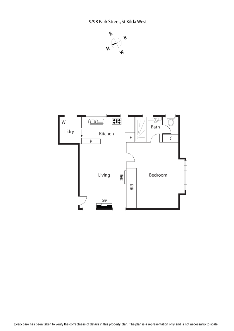 9/98 Park Street, ST KILDA WEST VIC 3182 - Floorplan