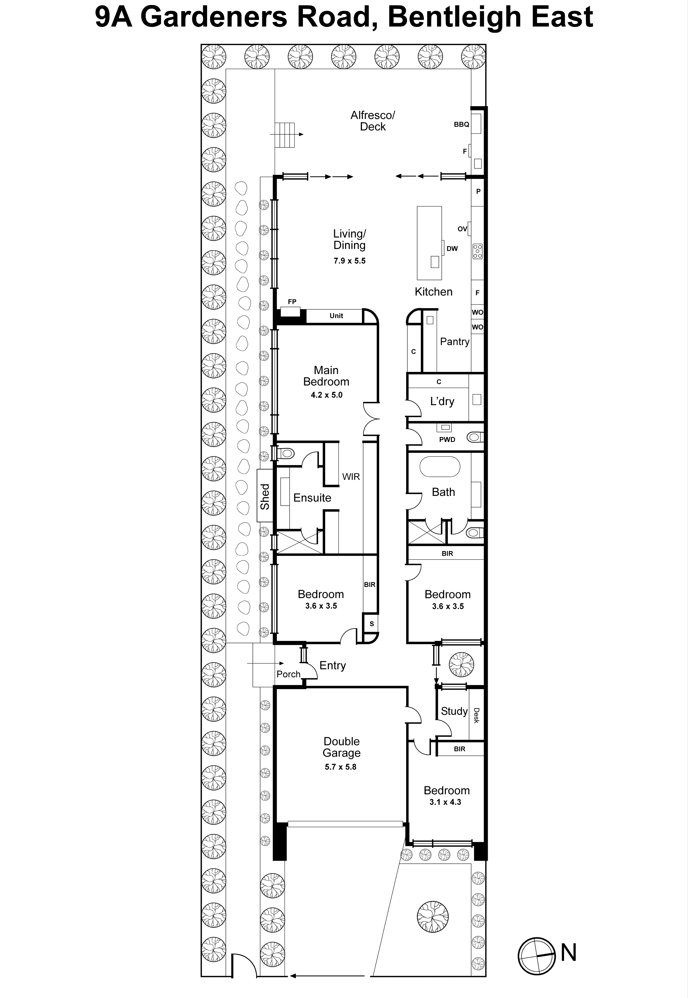 9a Gardeners Road, Bentleigh East VIC 3165 - Floorplan