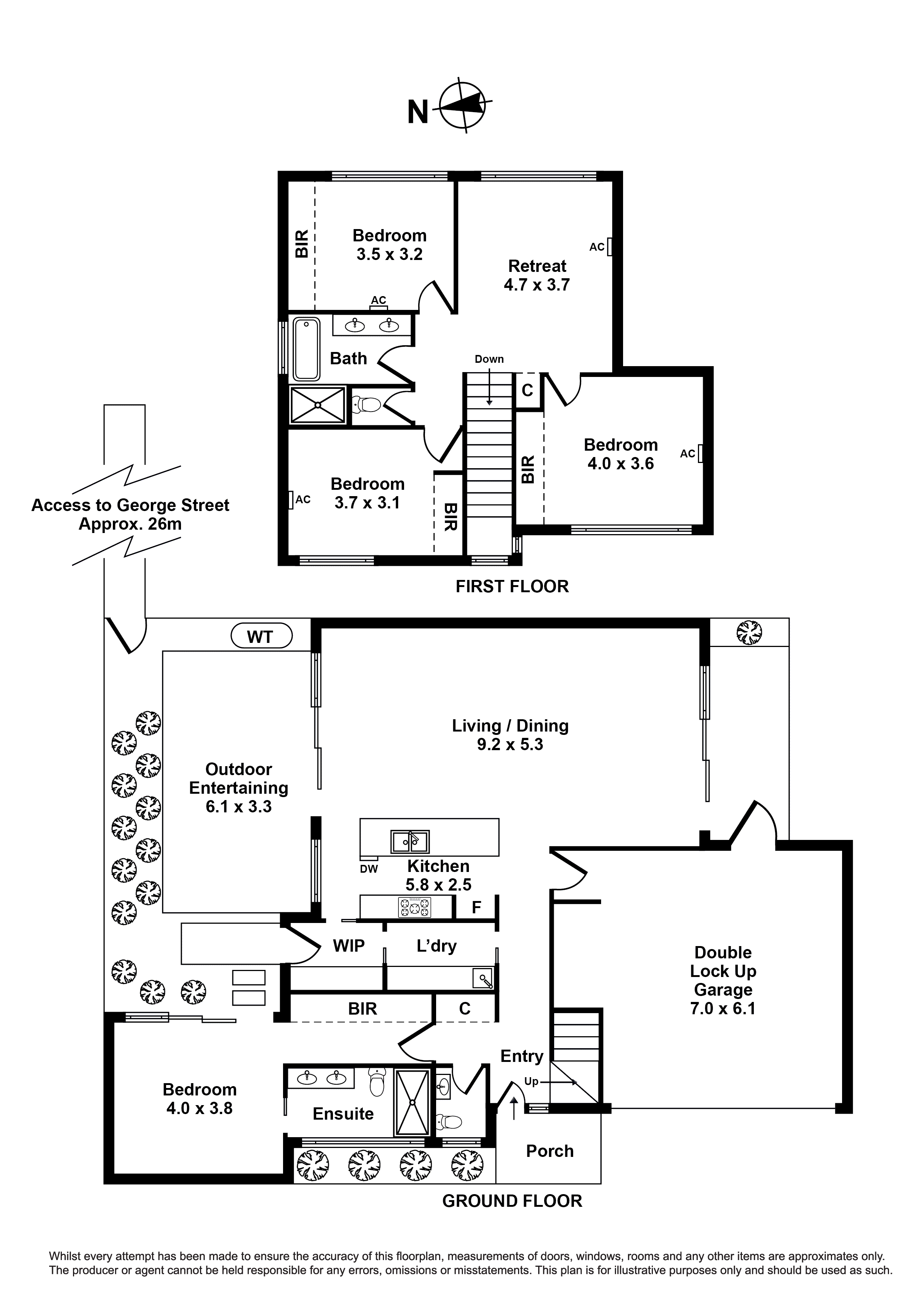 9A George Street, Spotswood VIC 3015 - Floorplan