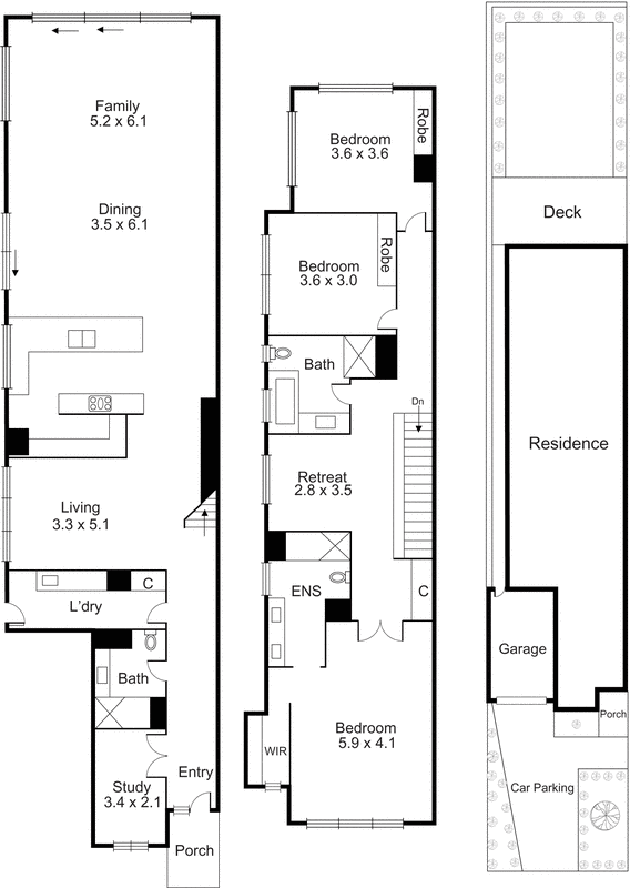 9A Hillside Avenue, Bentleigh VIC 3204 - Floorplan