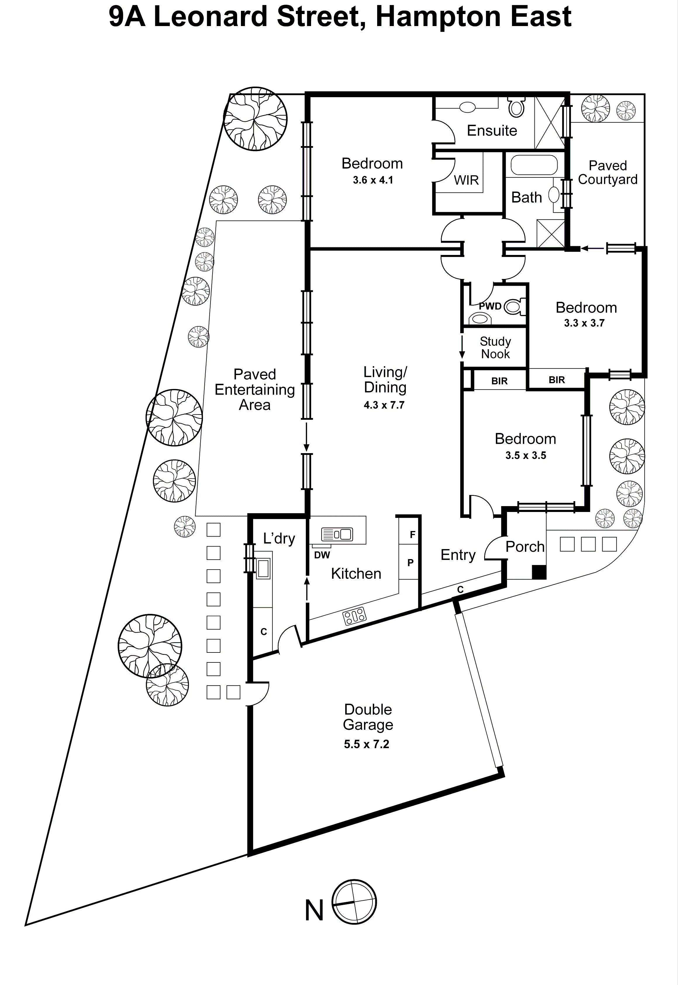 9A Leonard Street, Hampton East VIC 3188 - Floorplan