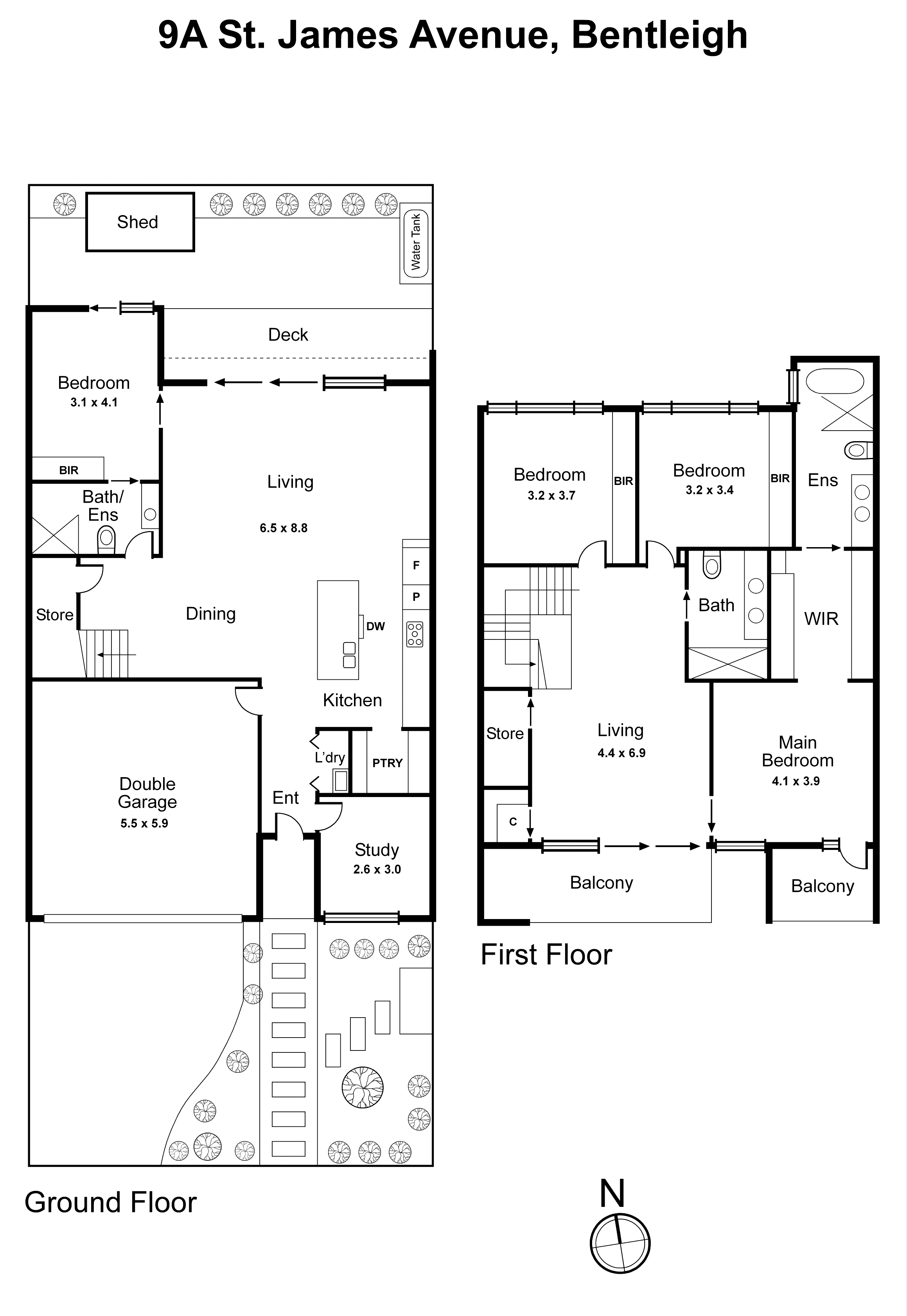 9a St James Avenue, Bentleigh VIC 3204 - Floorplan