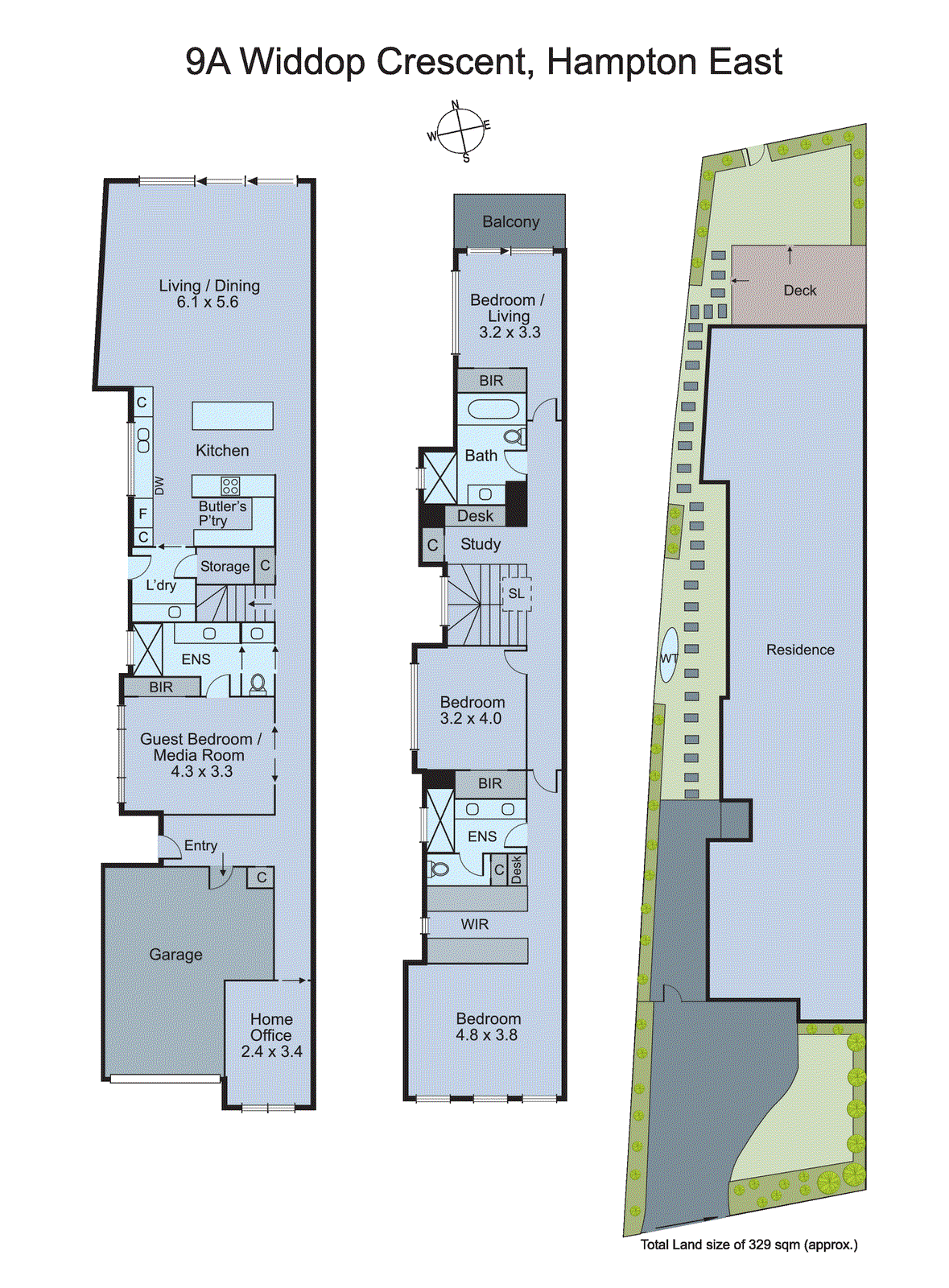 9a Widdop Crescent, Hampton East VIC 3188 - Floorplan