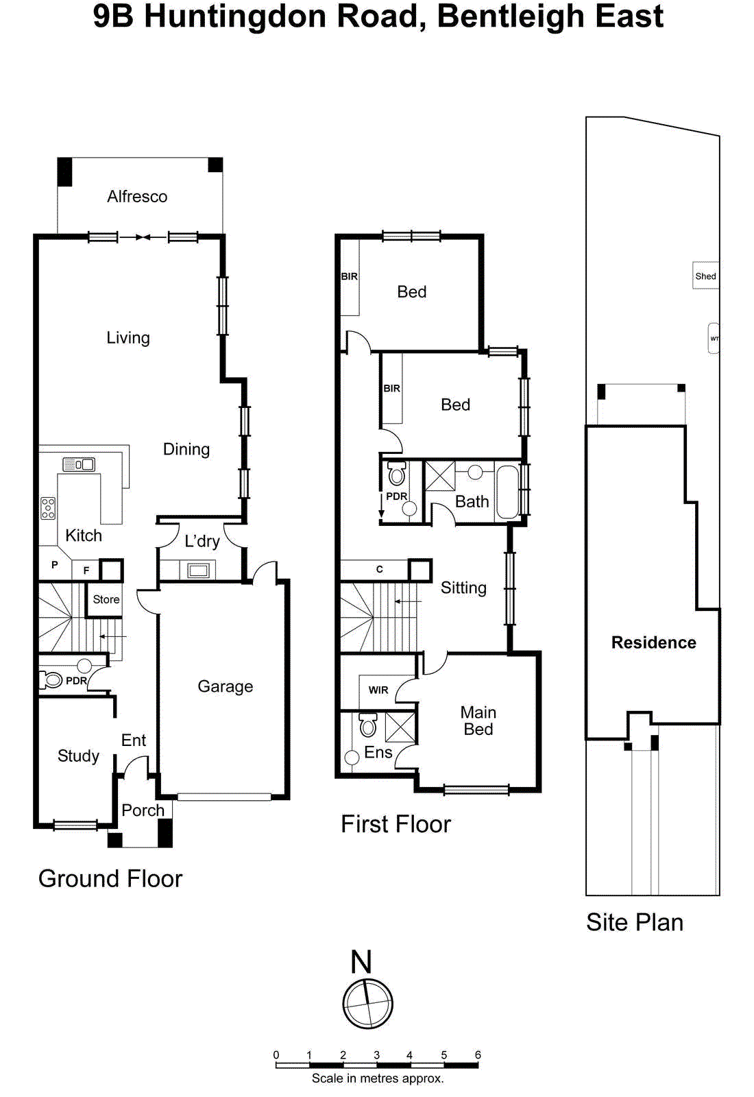 9B Huntingdon Road, Bentleigh East VIC 3165 - Floorplan