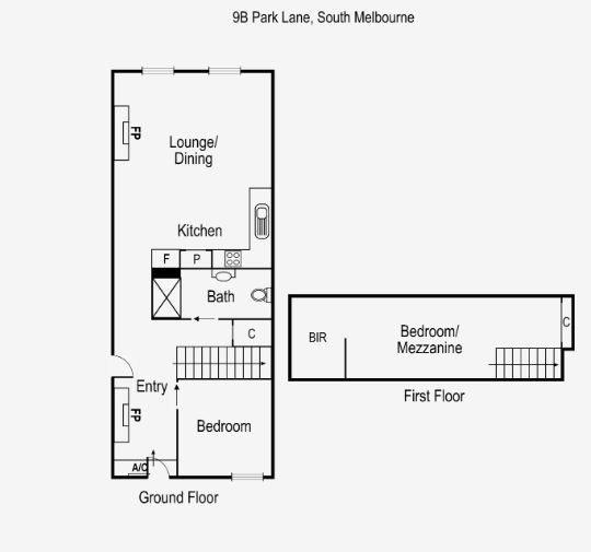 9B Park Place, SOUTH MELBOURNE VIC 3205 - Floorplan