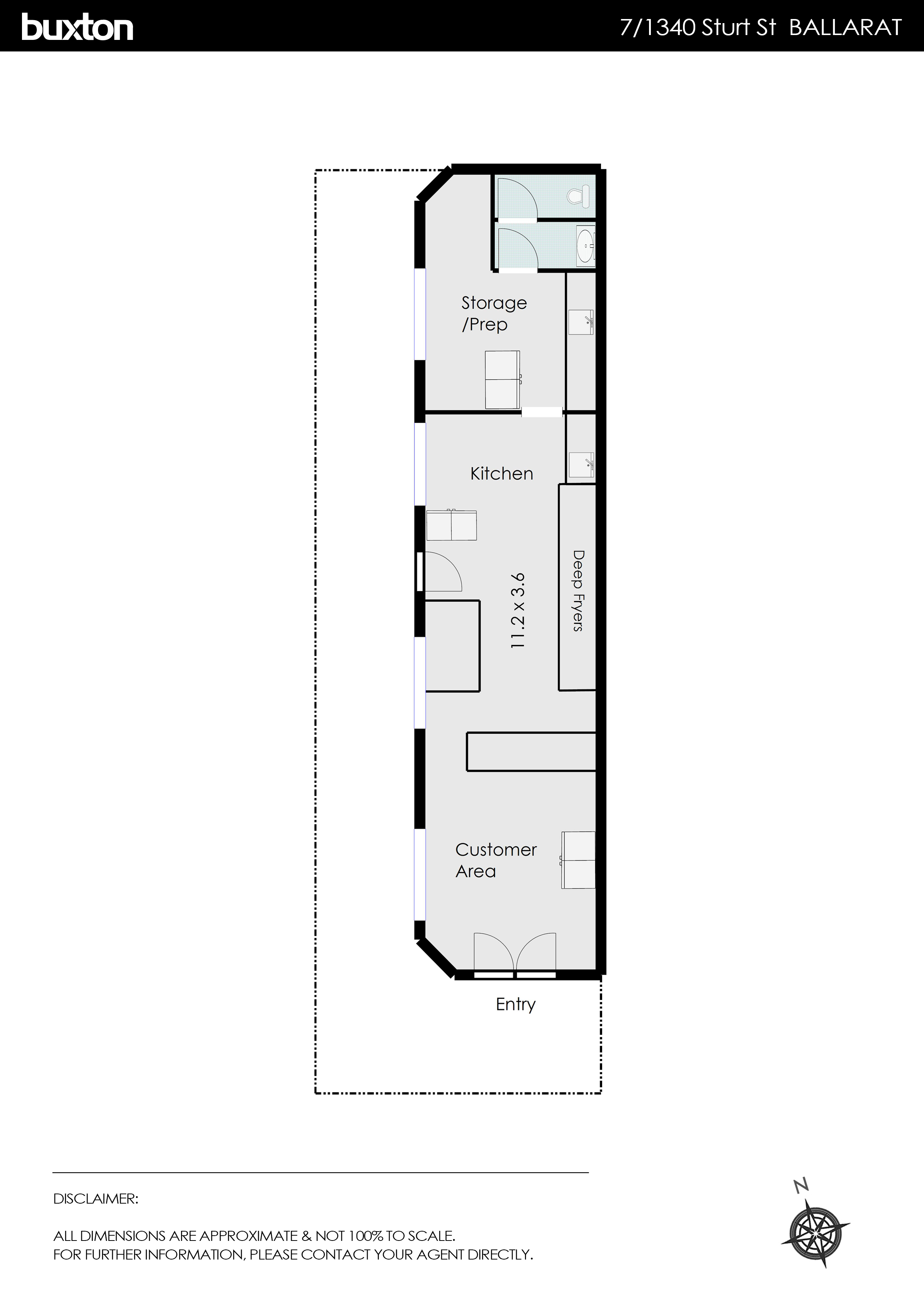 Freshly Battered Fish & Chippery, BALLARAT VIC 3350 - Floorplan