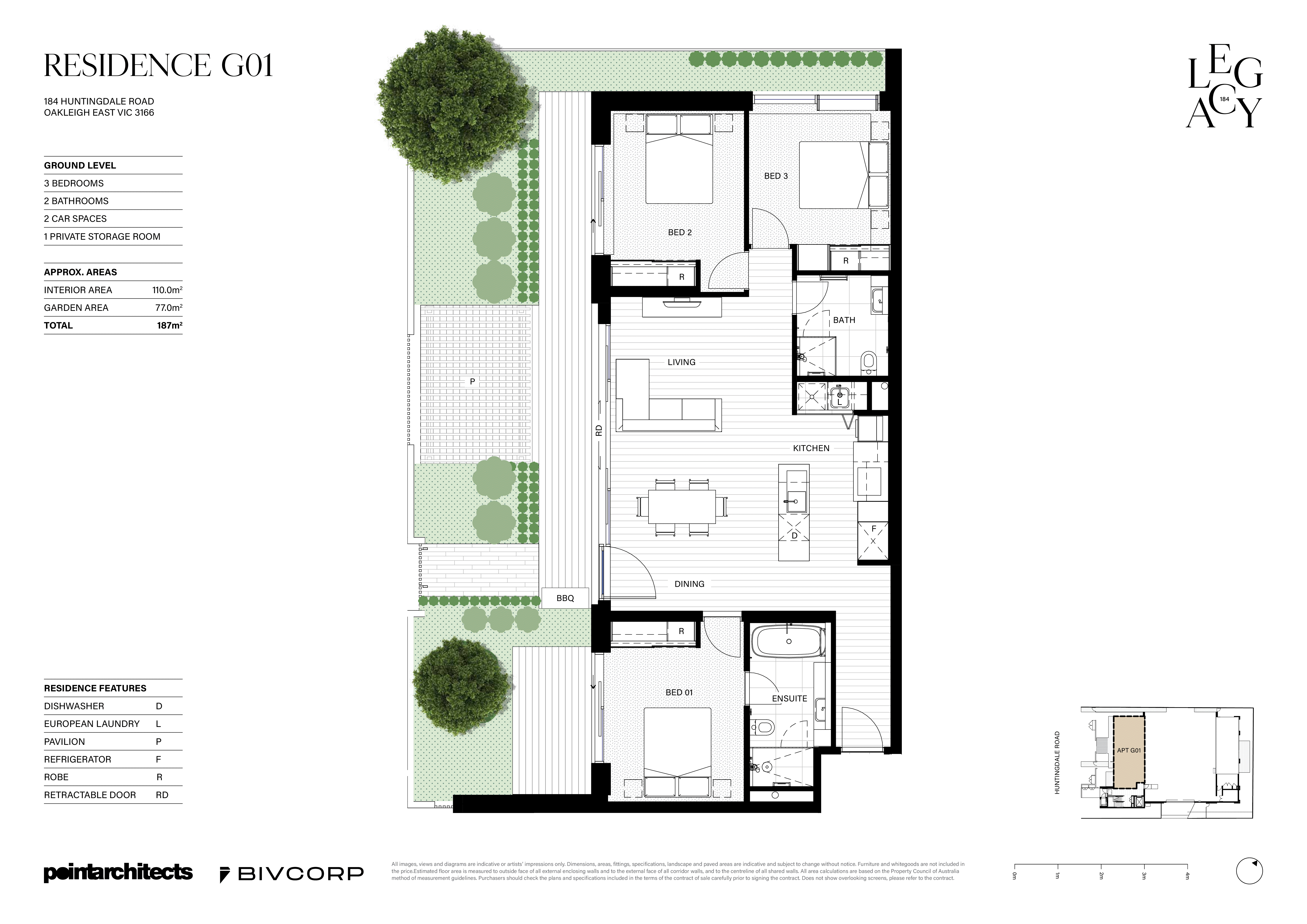 G01/184 Huntingdale Road, Oakleigh East VIC 3166 - Floorplan